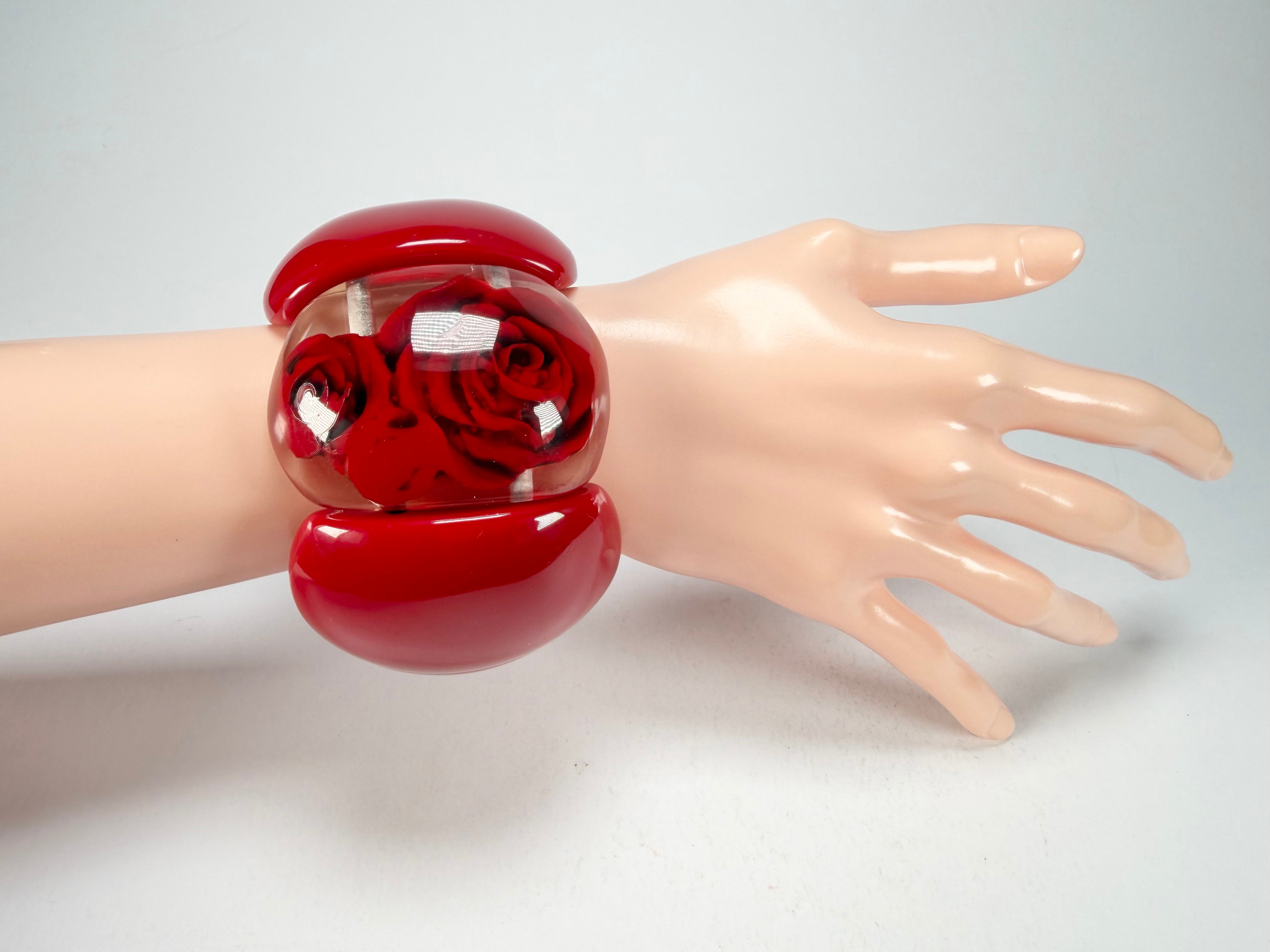 Sobral - Roses "Serena" Elasticated Resin Bracelet ( 003849 )