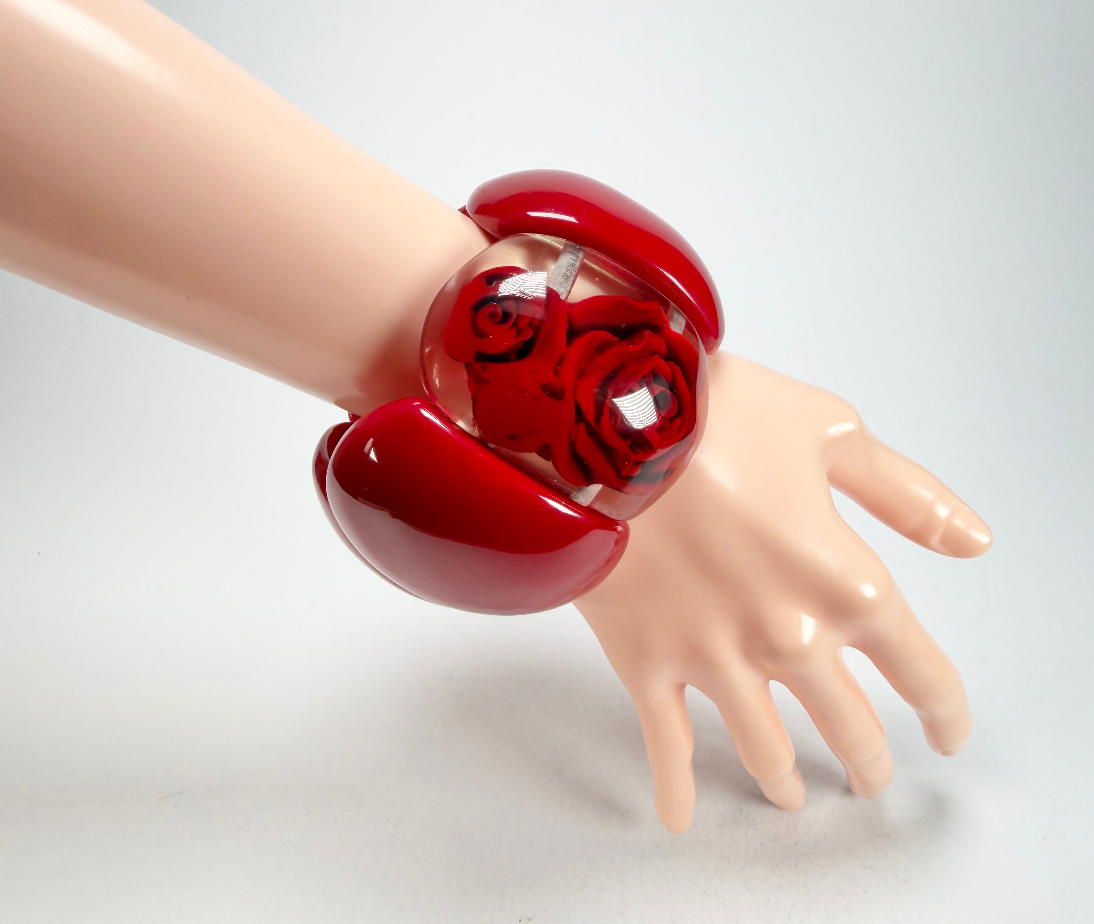 Sobral - Roses "Serena" Elasticated Resin Bracelet ( 003849 )