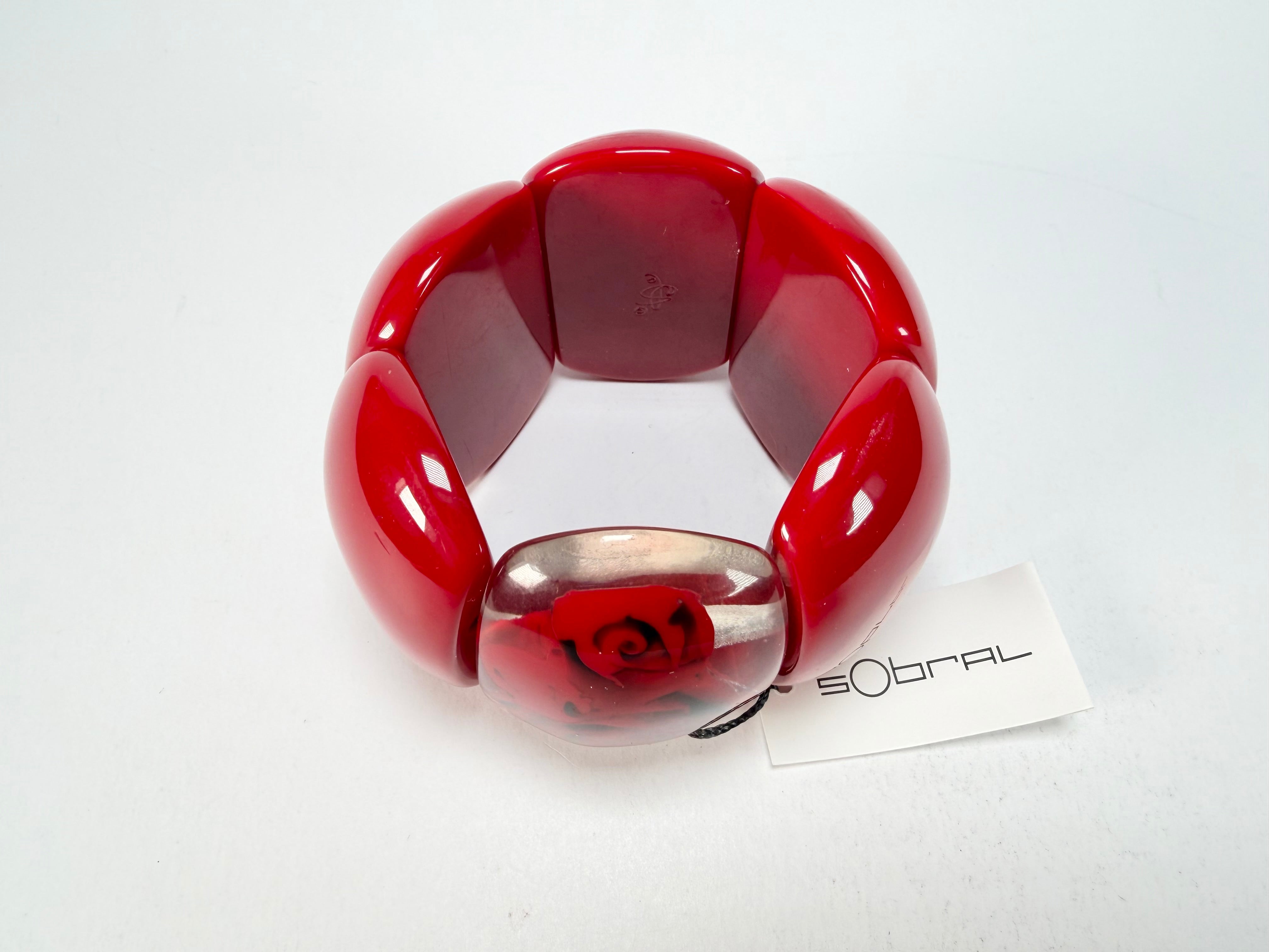 Sobral - Roses "Serena" Elasticated Resin Bracelet ( 003849 )