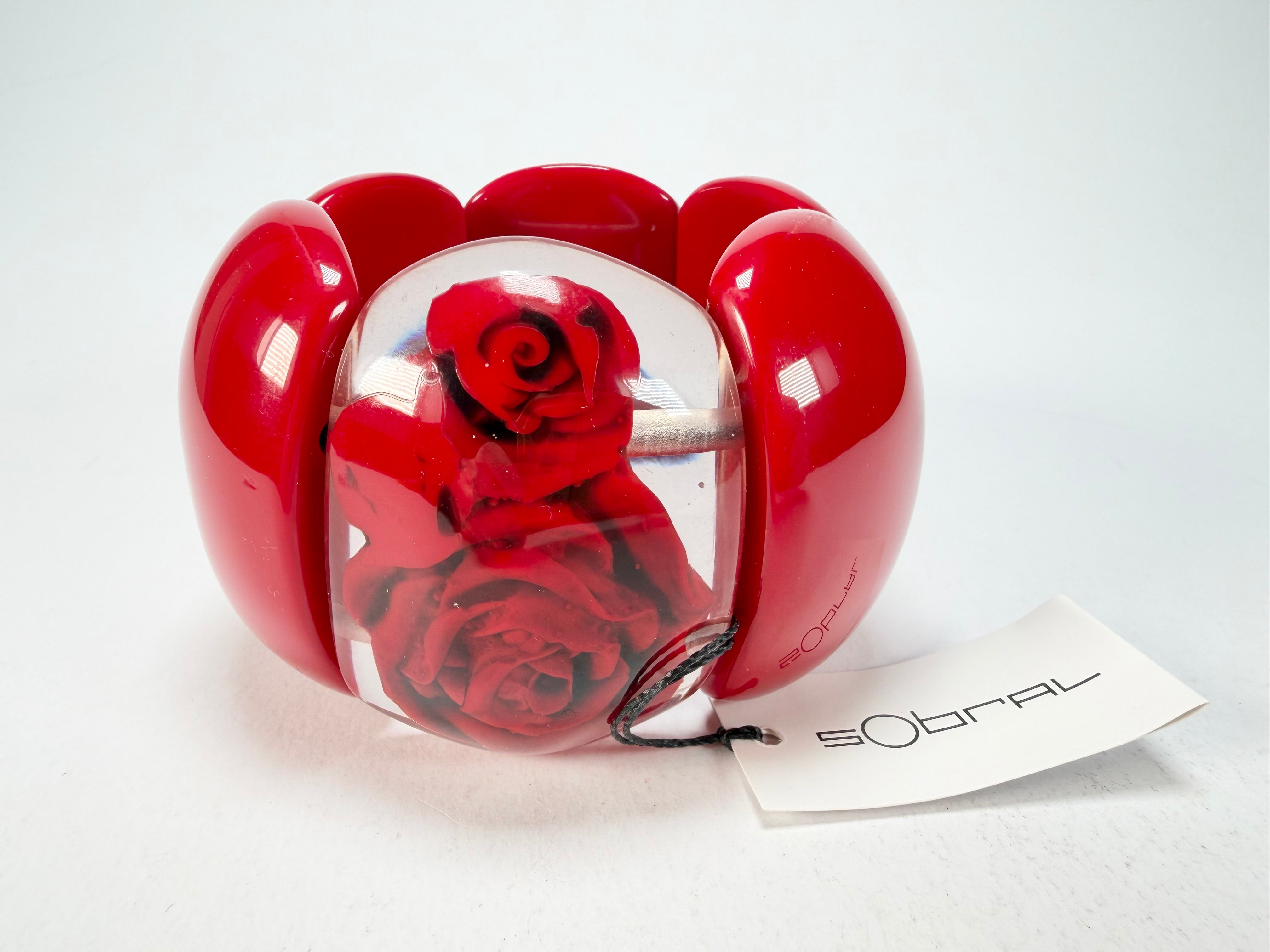 Sobral - Roses "Serena" Elasticated Resin Bracelet ( 003849 )