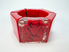 Sobral - Roses "Negra" Elasticated Resin Bracelet ( 004397 )