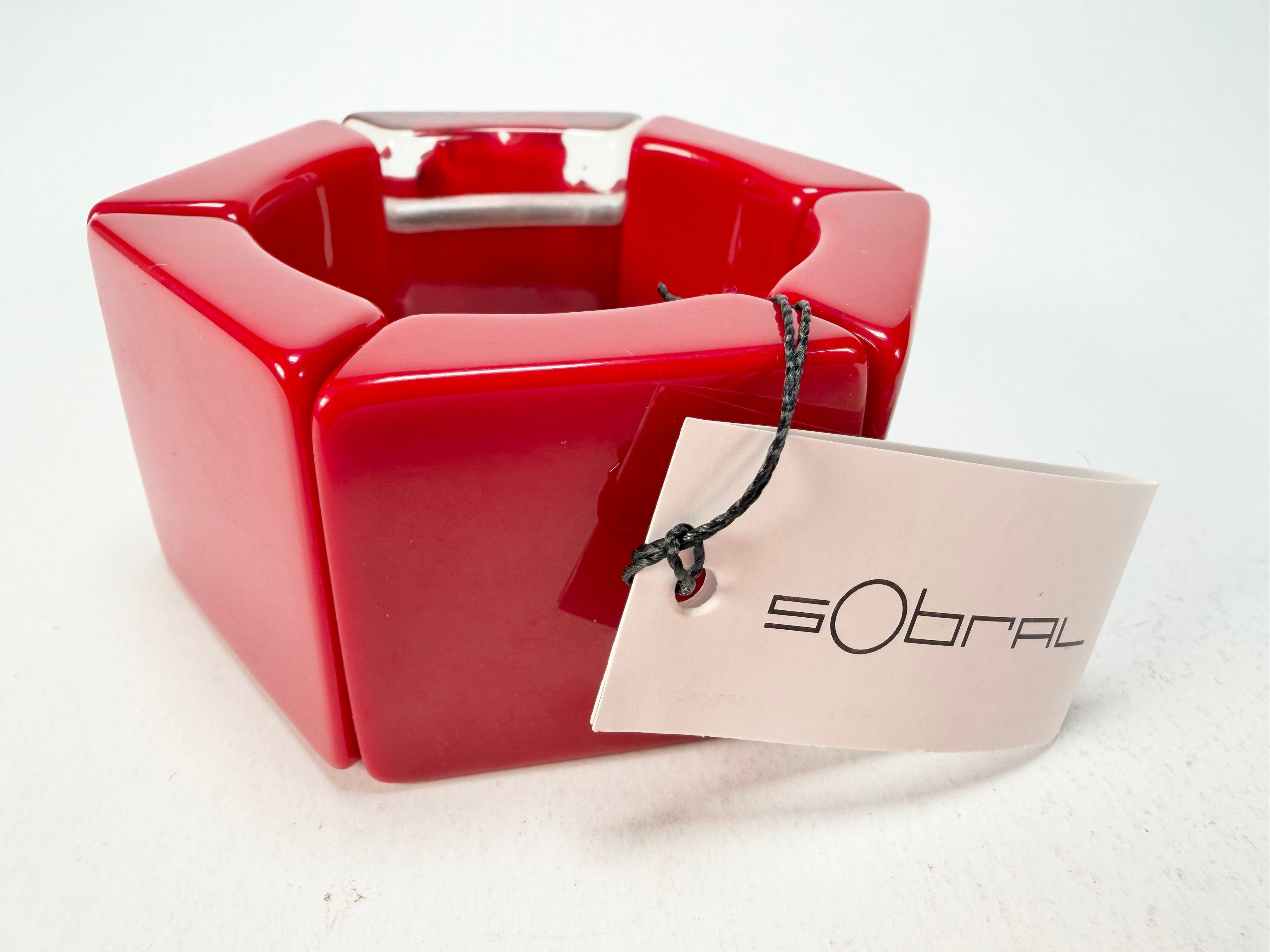 Sobral - Roses "Negra" Elasticated Resin Bracelet ( 004397 )