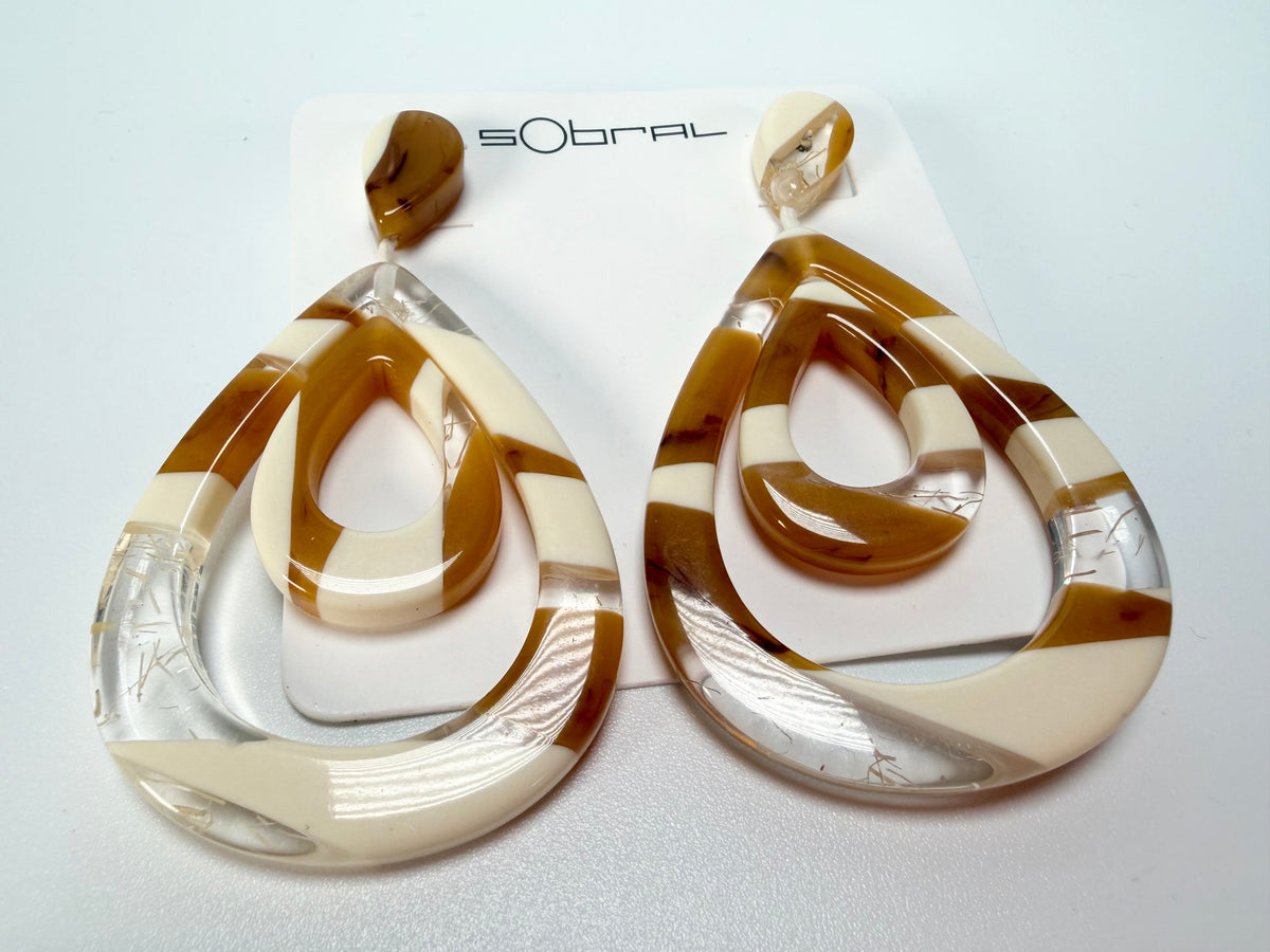 Sobral - Memphis "Sueli" Resin Earrings ( 005365 )