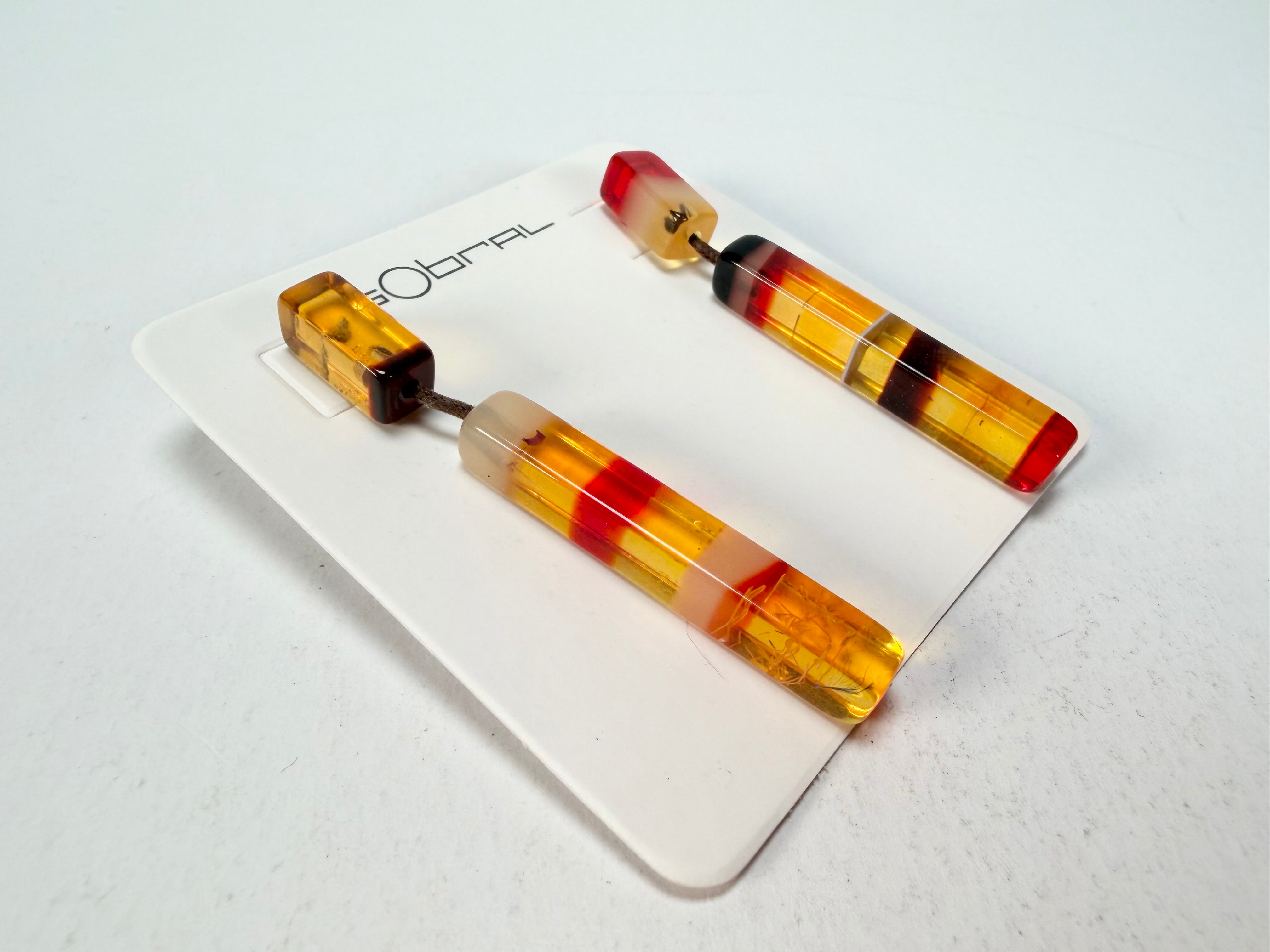 Sobral - Eco Amber "Clarissa" Resin Earrings ( 002452 )