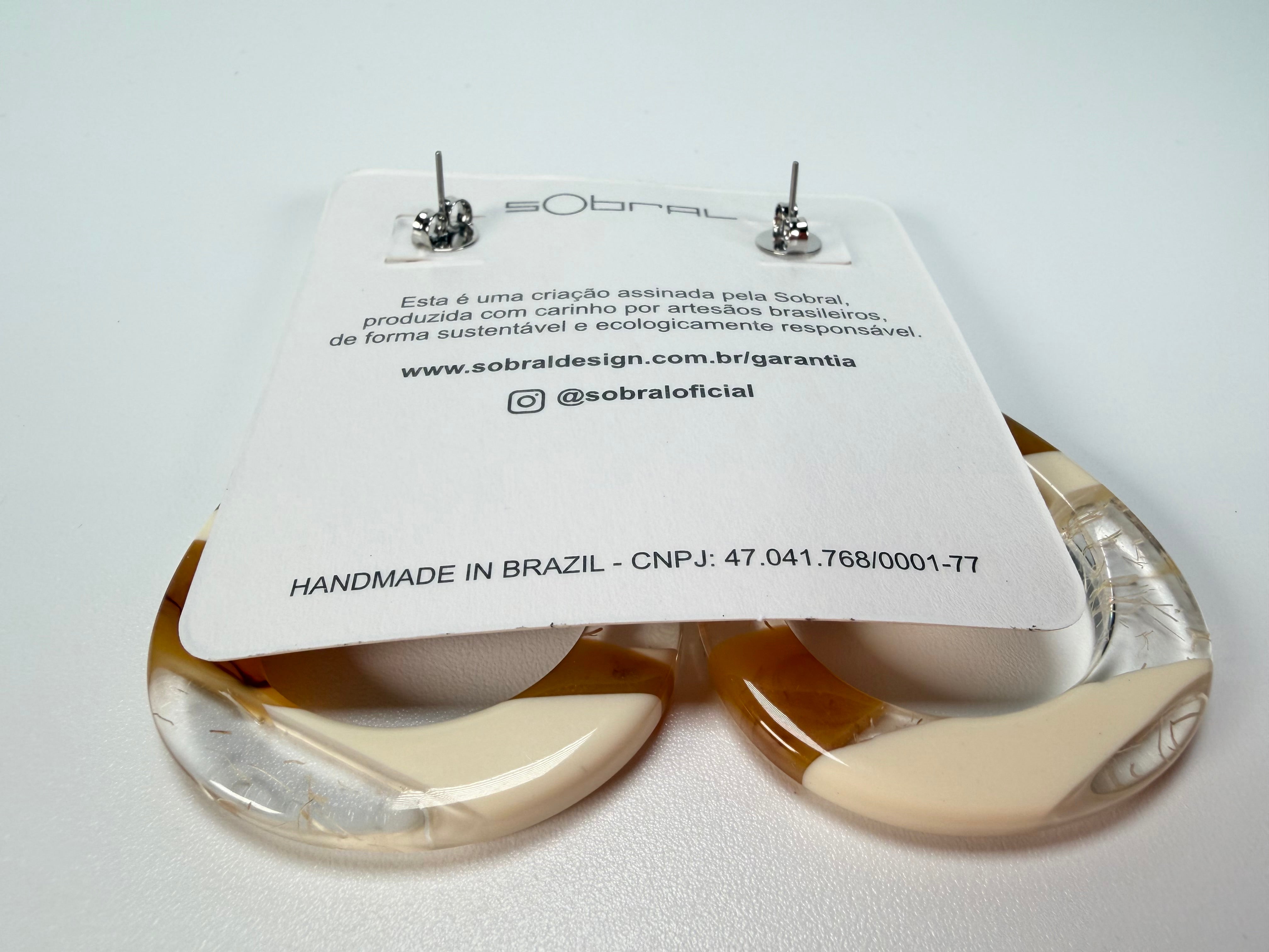 Sobral - Memphis "Sueli" Resin Earrings ( 005365 )