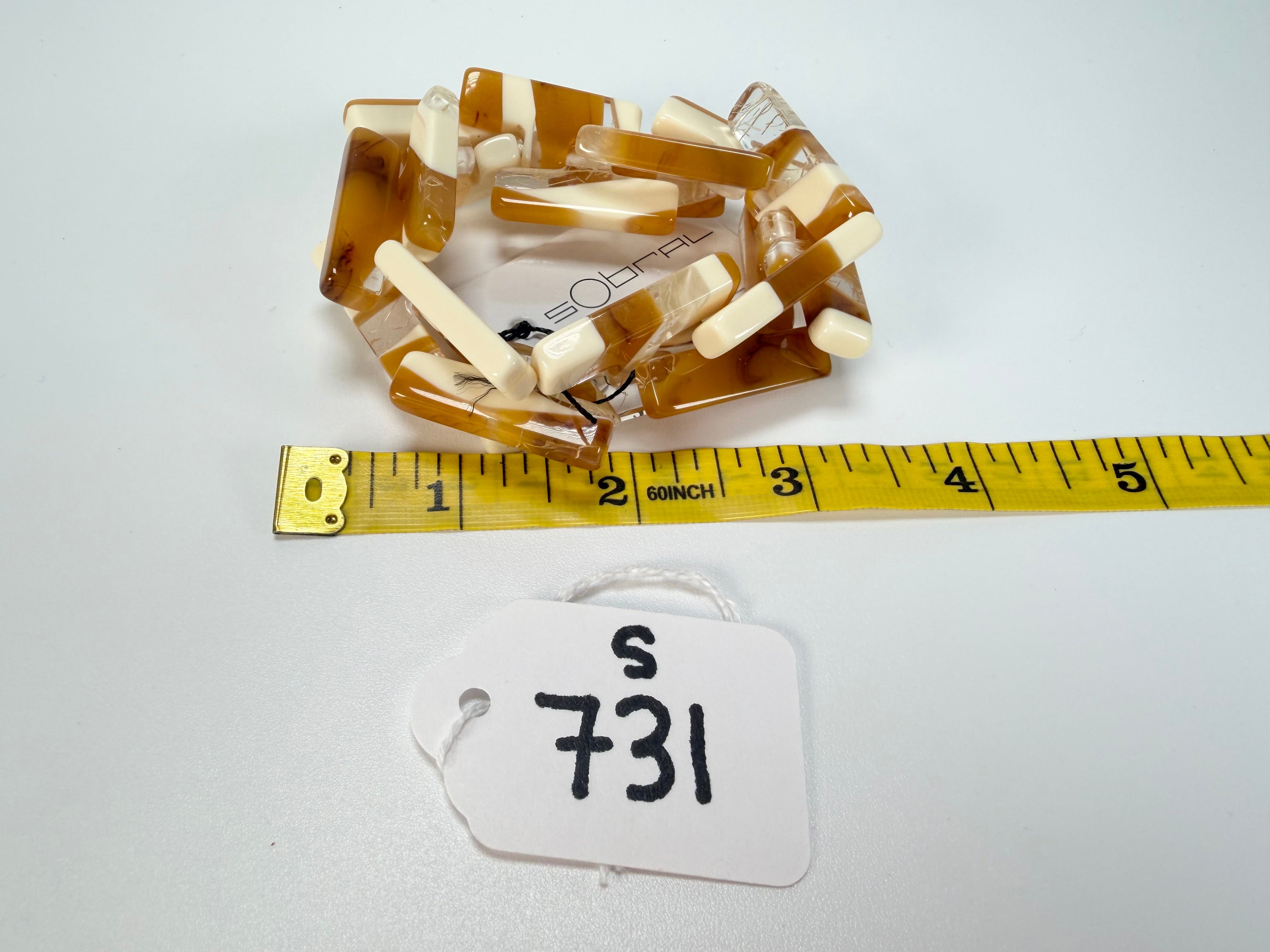 Sobral - Memphis "1WJP" Elasticated Resin Bracelet ( 003882 )