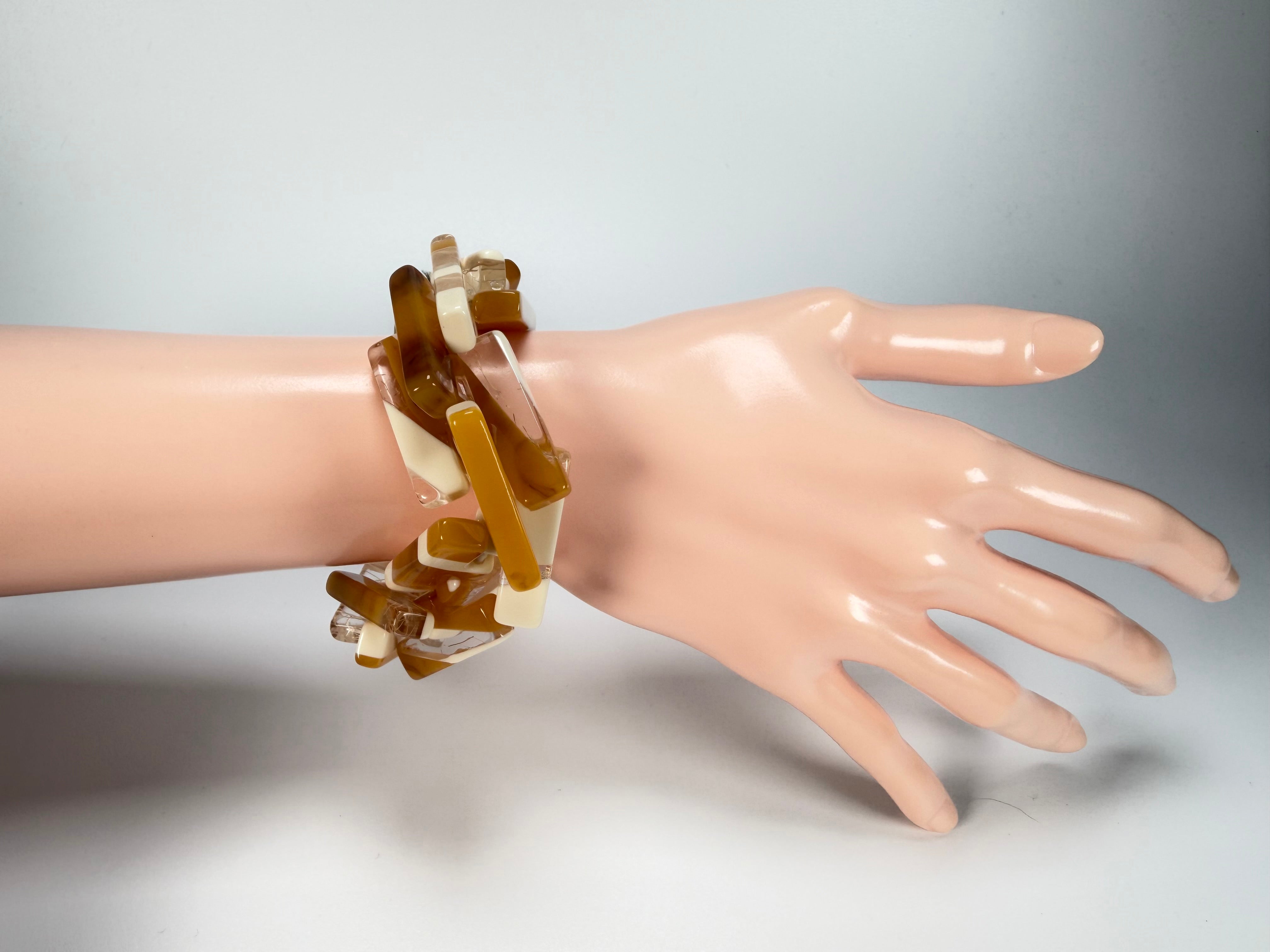 Sobral - Memphis "1WJP" Elasticated Resin Bracelet ( 003882 )