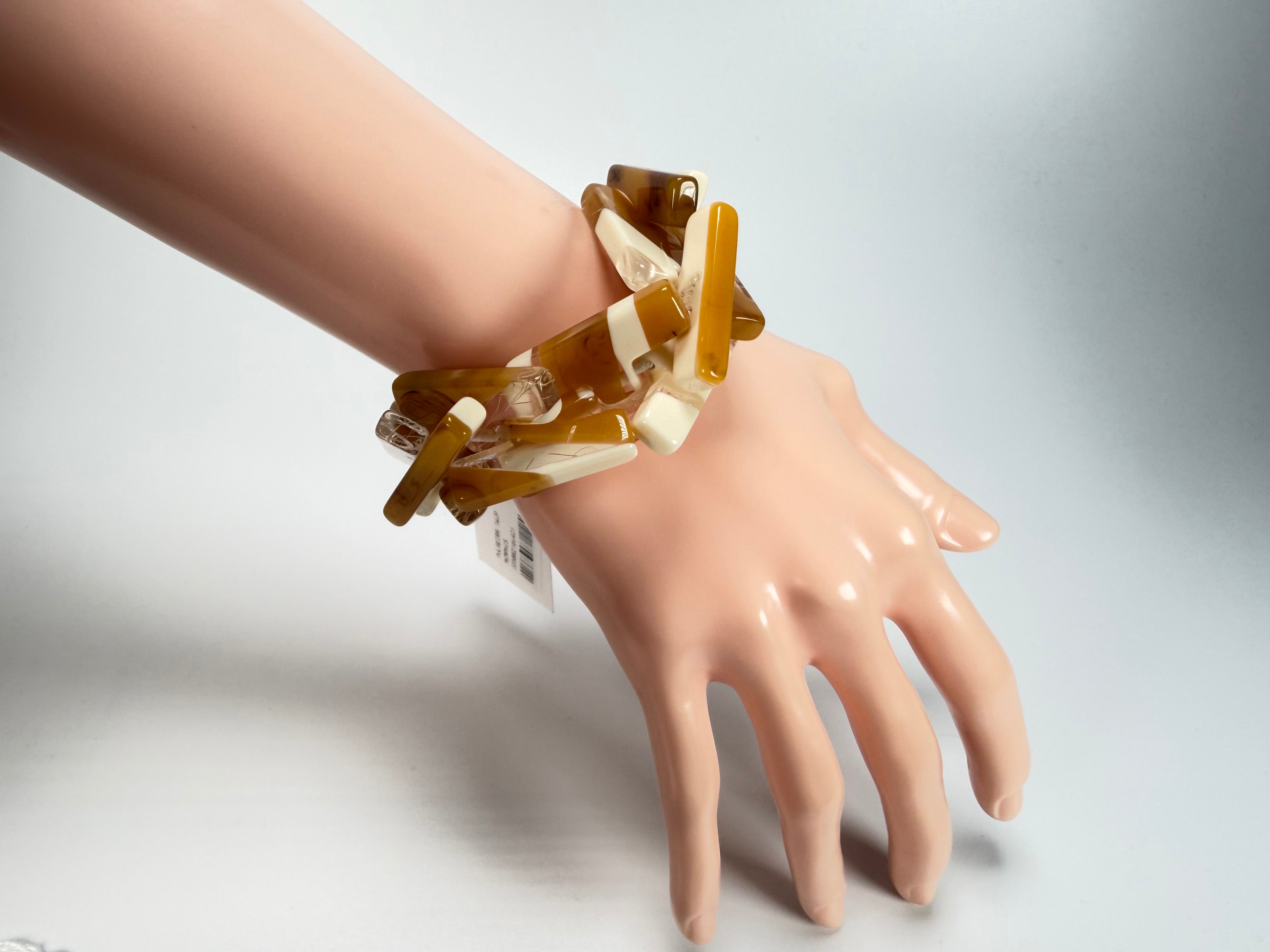 Sobral - Memphis "1WJP" Elasticated Resin Bracelet ( 003882 )