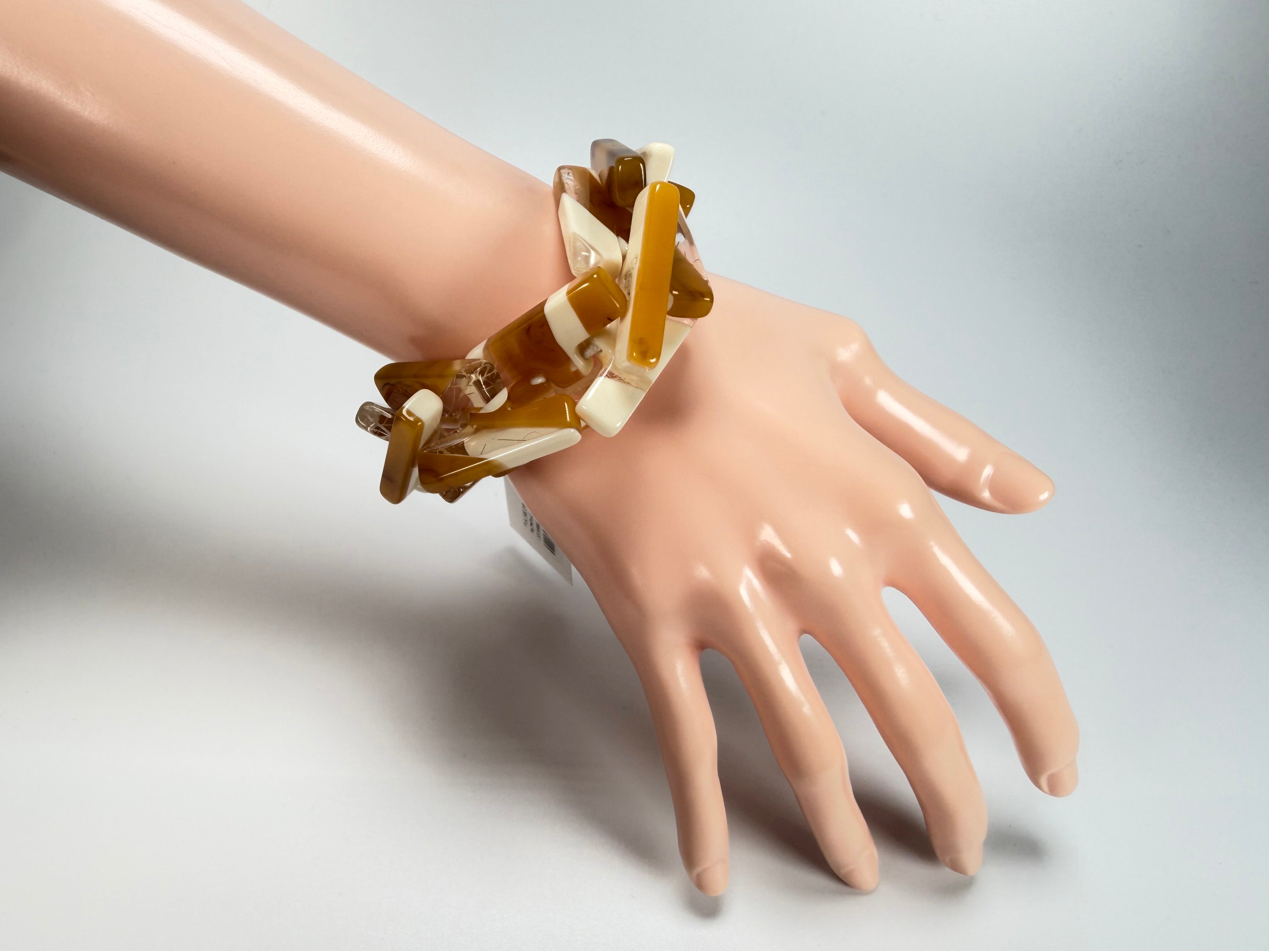 Sobral - Memphis "1WJP" Elasticated Resin Bracelet ( 003882 )
