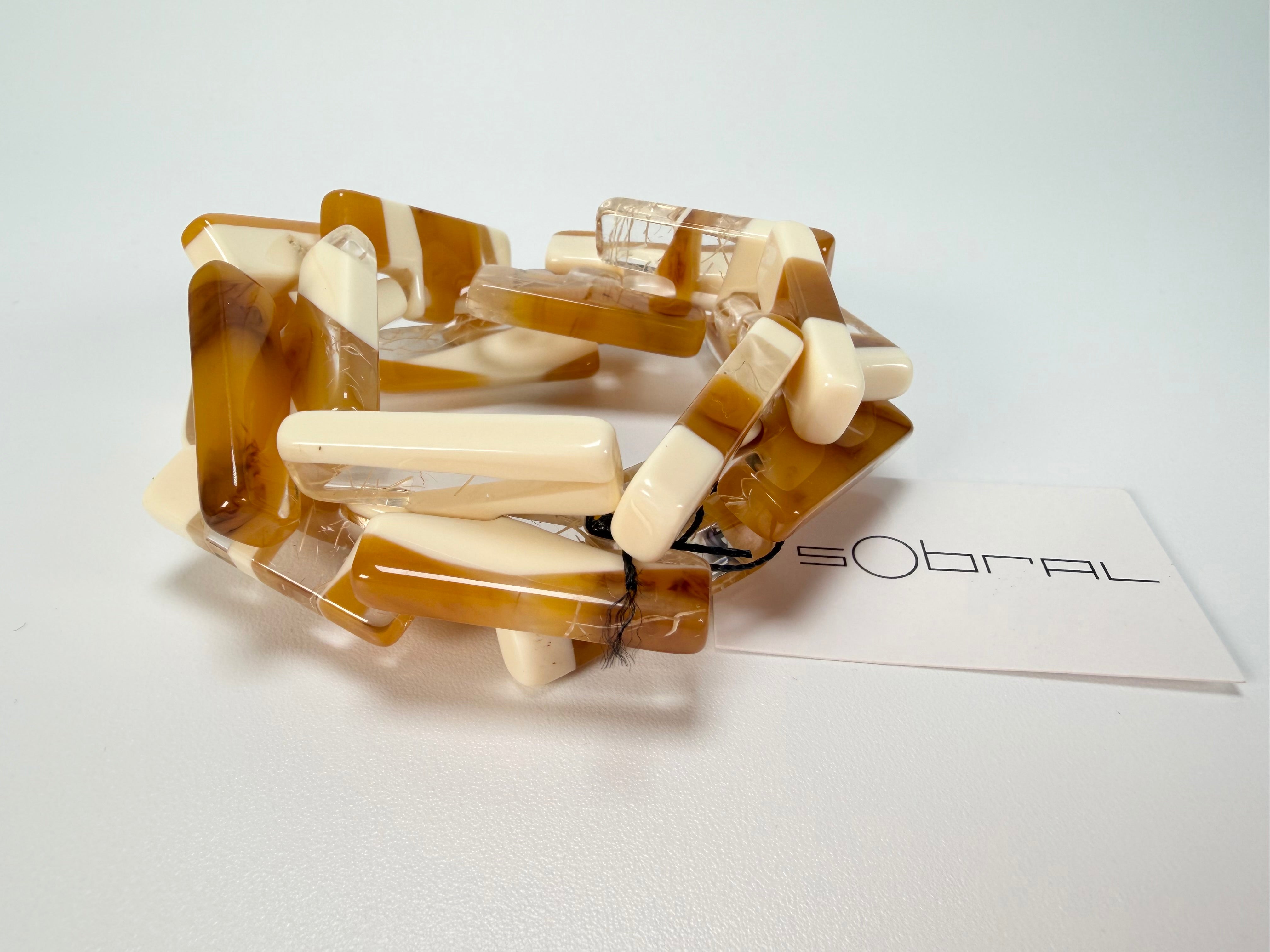 Sobral - Memphis "1WJP" Elasticated Resin Bracelet ( 003882 )