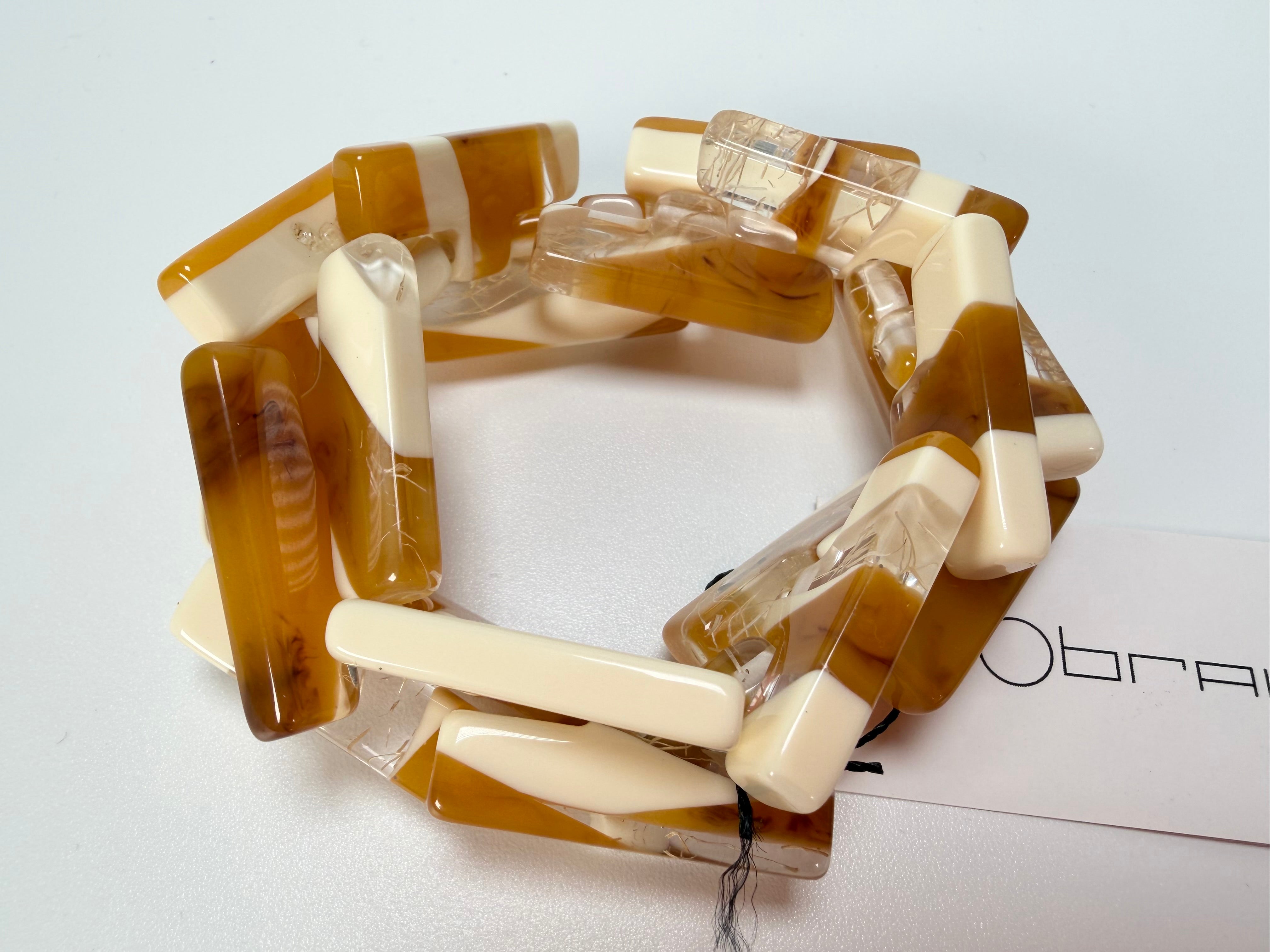 Sobral - Memphis "1WJP" Elasticated Resin Bracelet ( 003882 )