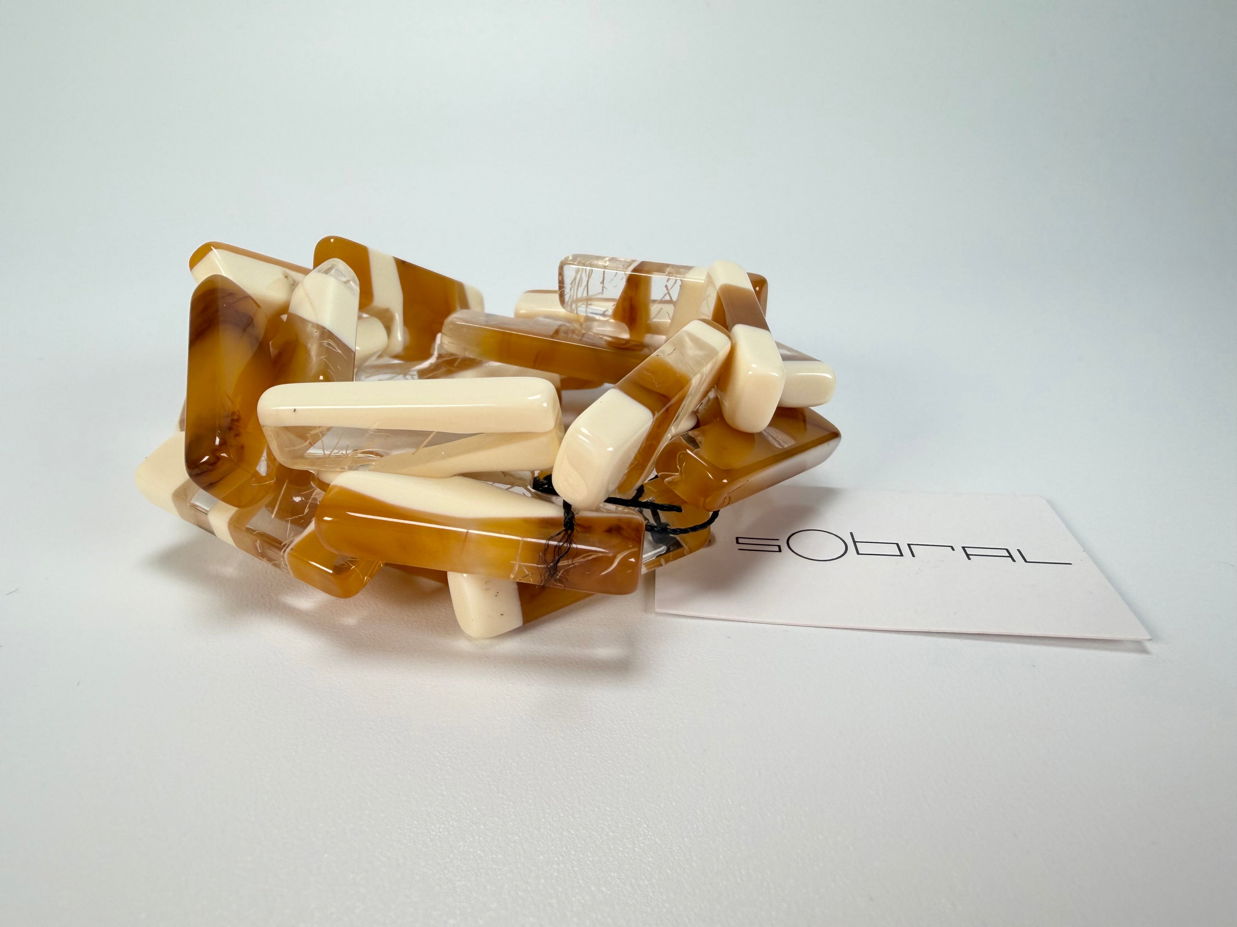Sobral - Memphis "1WJP" Elasticated Resin Bracelet ( 003882 )