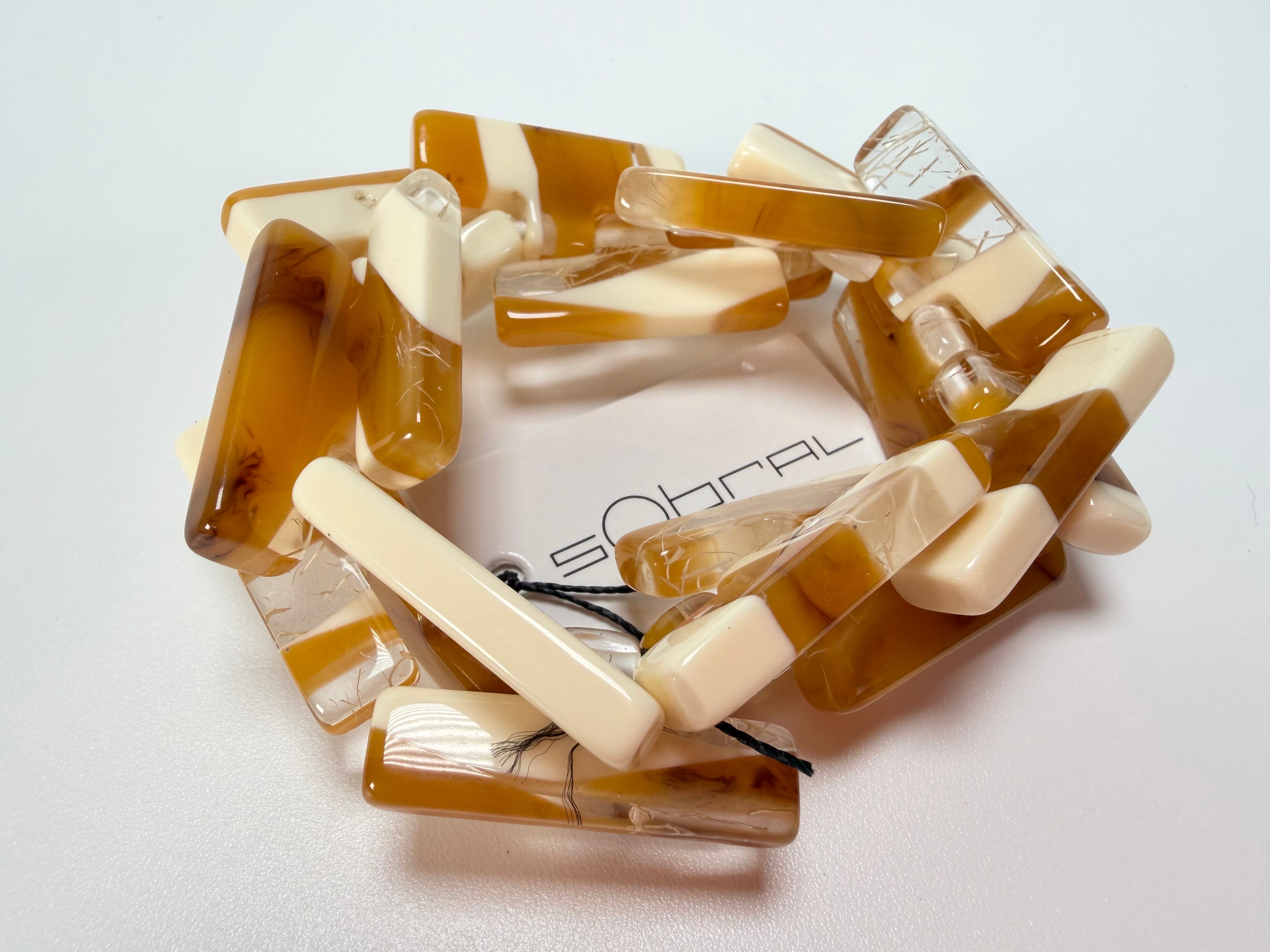 Sobral - Memphis "1WJP" Elasticated Resin Bracelet ( 003882 )