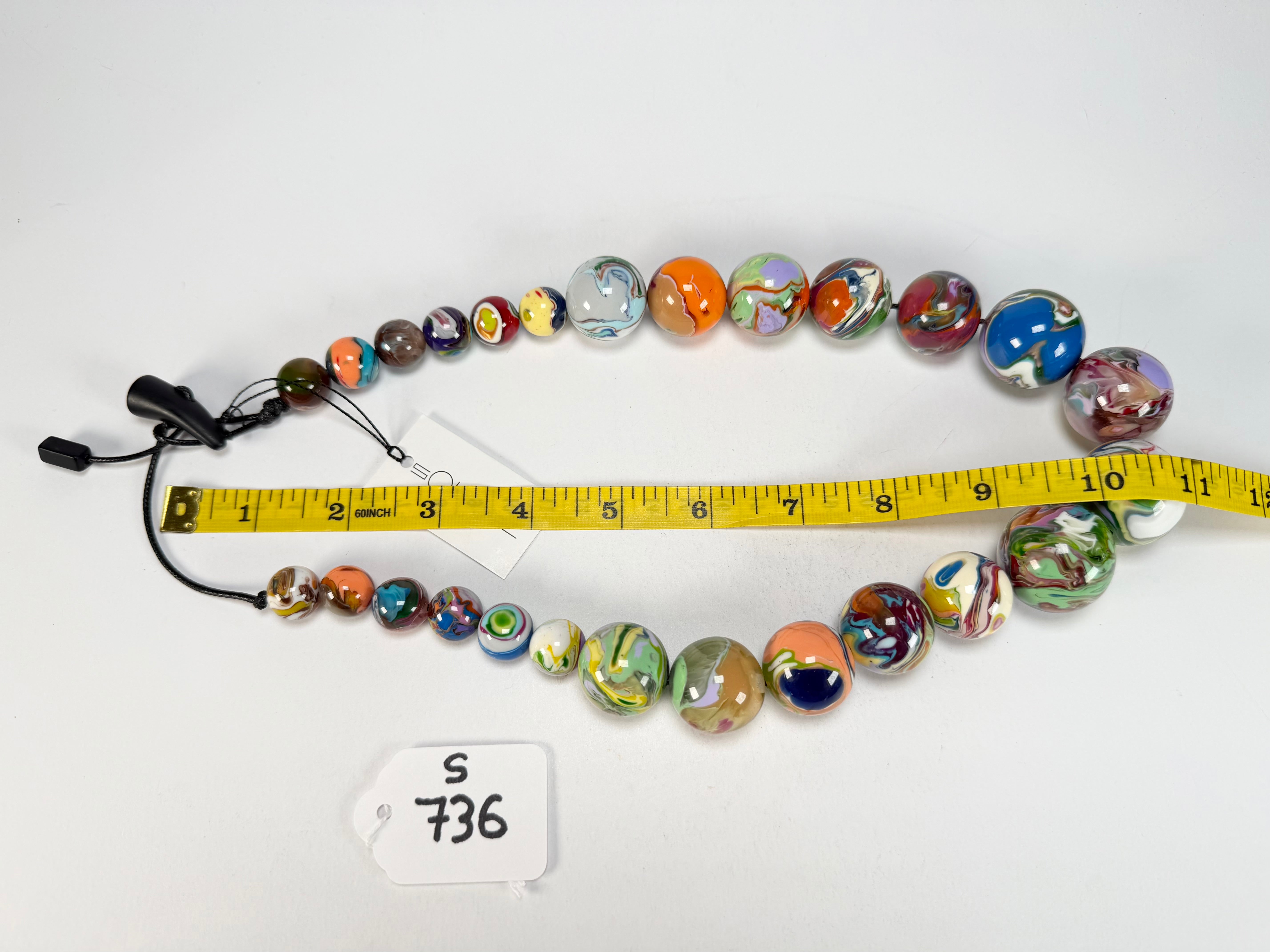 Sobral - Planets "Jupiter" Pollock Resin Necklace ( 005453 )