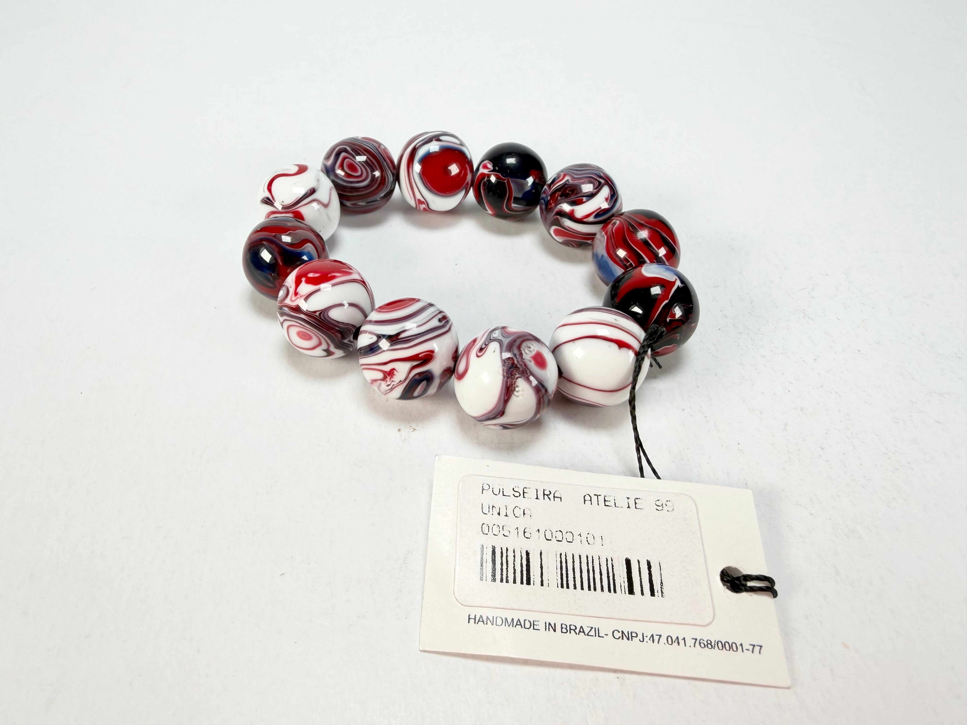 Sobral - Marianne "Orbitalis" Studio Creation Elasticated Resin Bracelet ( 000000 )