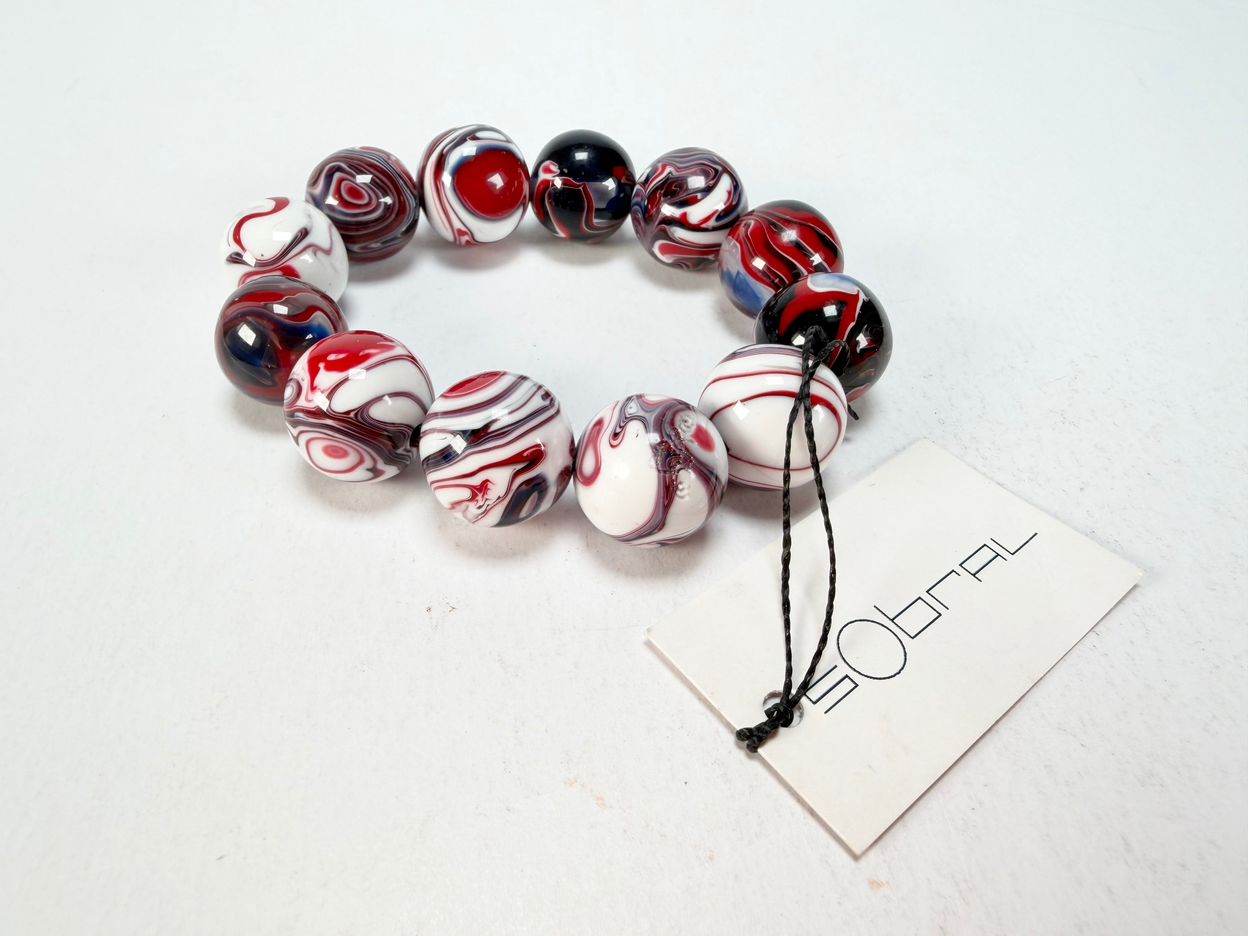 Sobral - Marianne "Orbitalis" Studio Creation Elasticated Resin Bracelet ( 000000 )