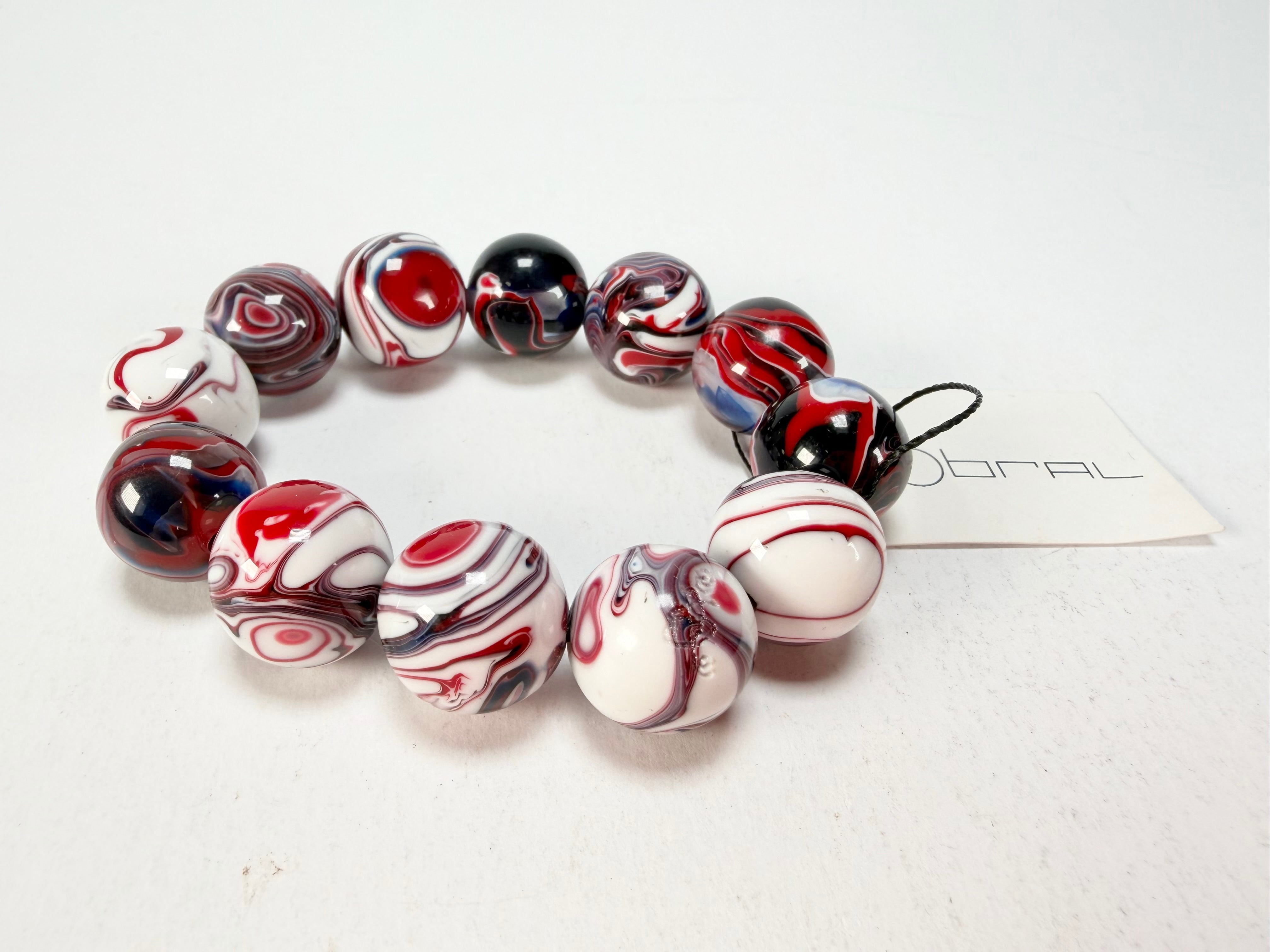 Sobral - Marianne "Orbitalis" Studio Creation Elasticated Resin Bracelet ( 000000 )