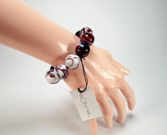 Sobral - Marianne "Orbitalis" Studio Creation Elasticated Resin Bracelet ( 000000 )