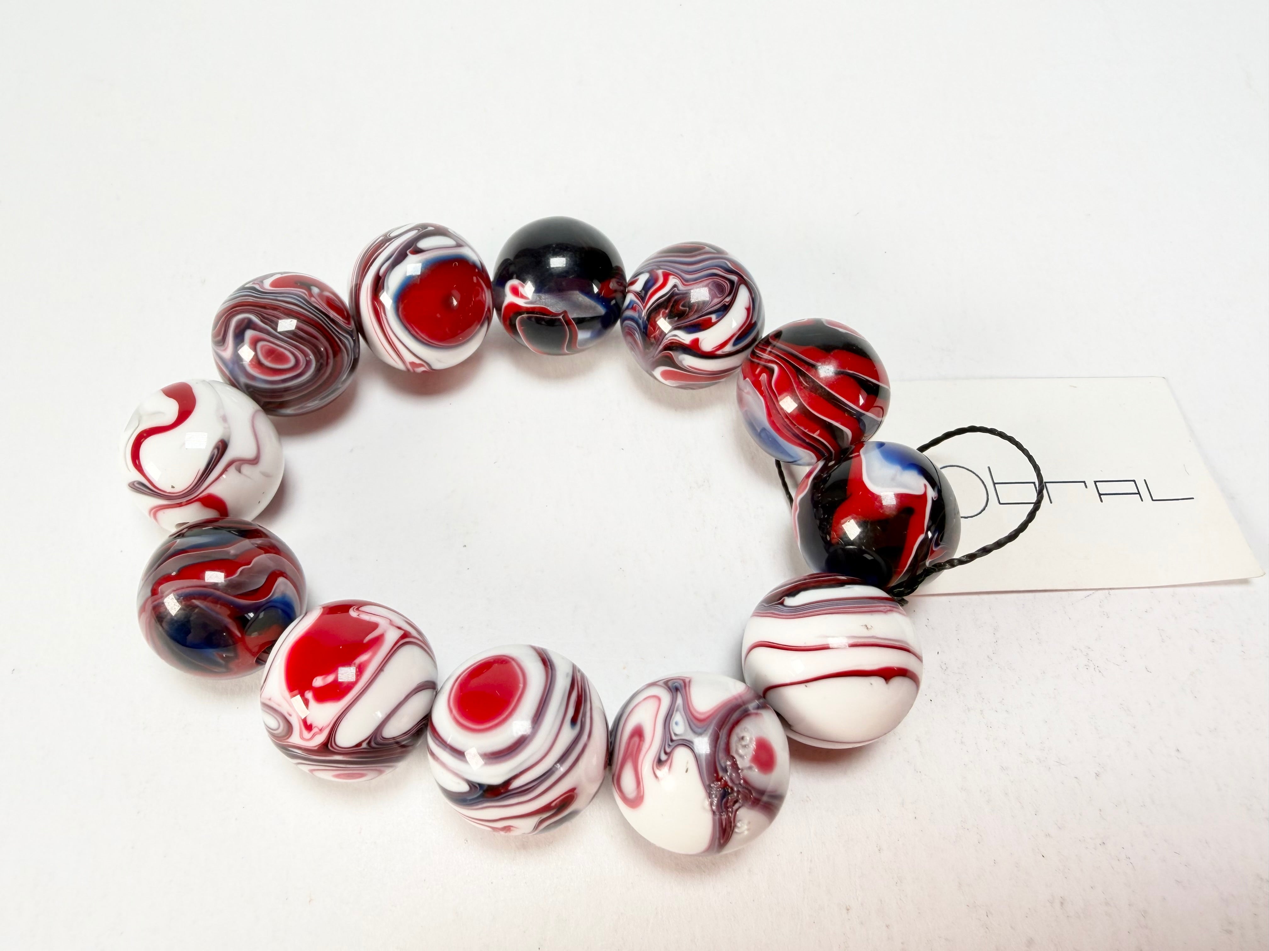 Sobral - Marianne "Orbitalis" Studio Creation Elasticated Resin Bracelet ( 000000 )