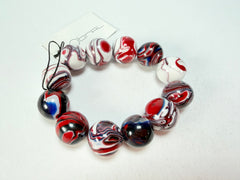 Sobral - Marianne "Orbitalis" Studio Creation Elasticated Resin Bracelet ( 000000 )