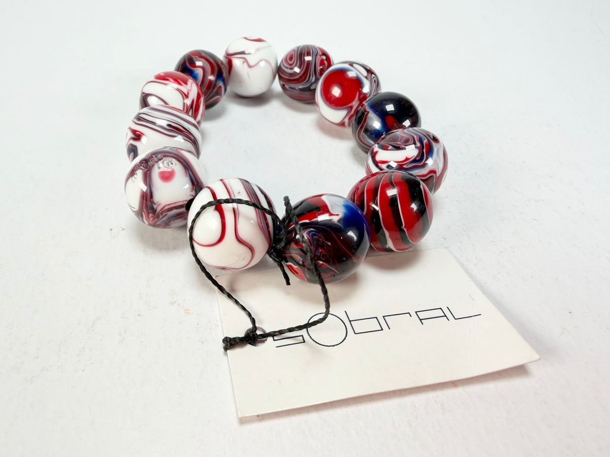 Sobral - Marianne "Orbitalis" Studio Creation Elasticated Resin Bracelet ( 000000 )