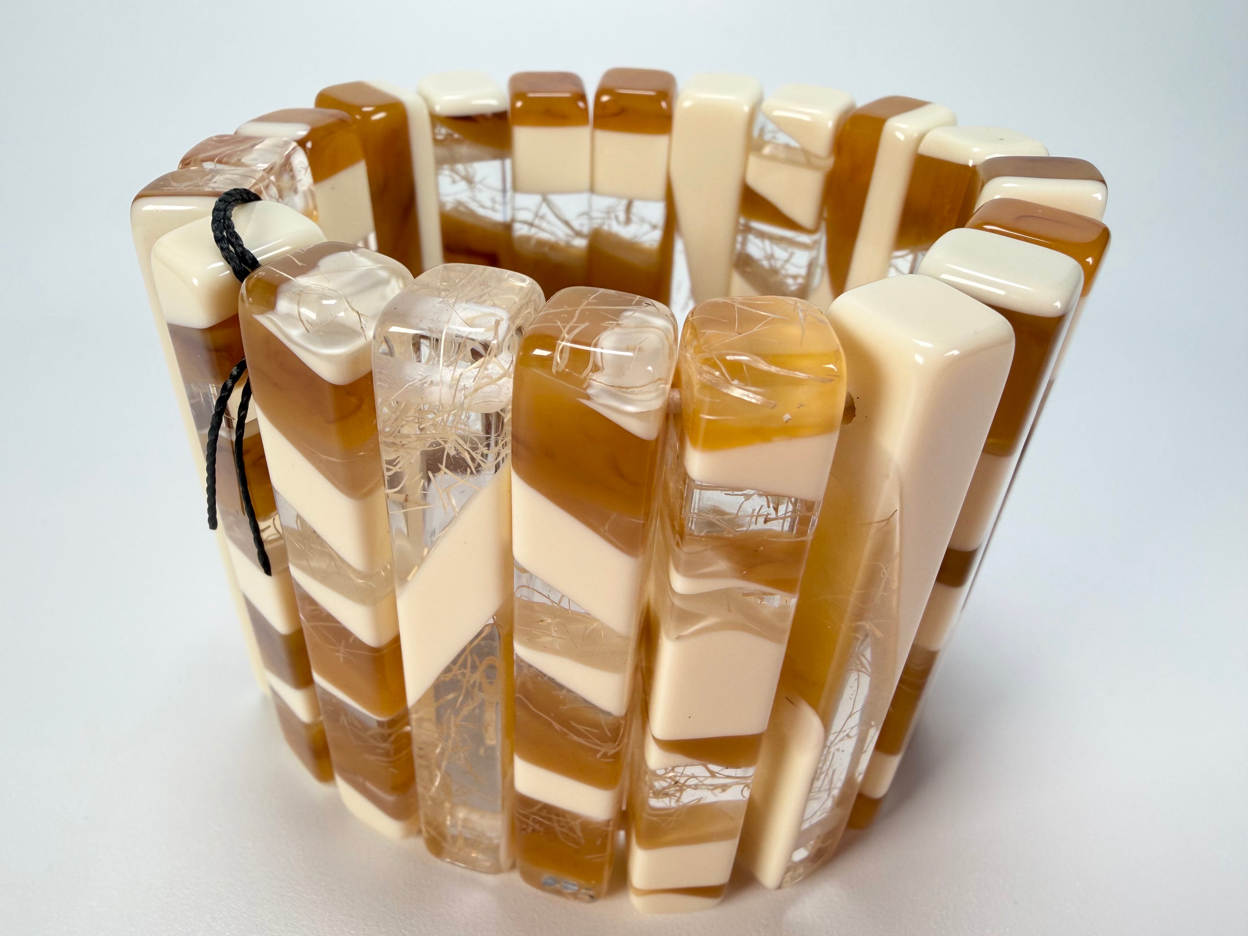 Sobral - Memphis "Yasmin" Elasticated Resin Bracelet ( 003137 )