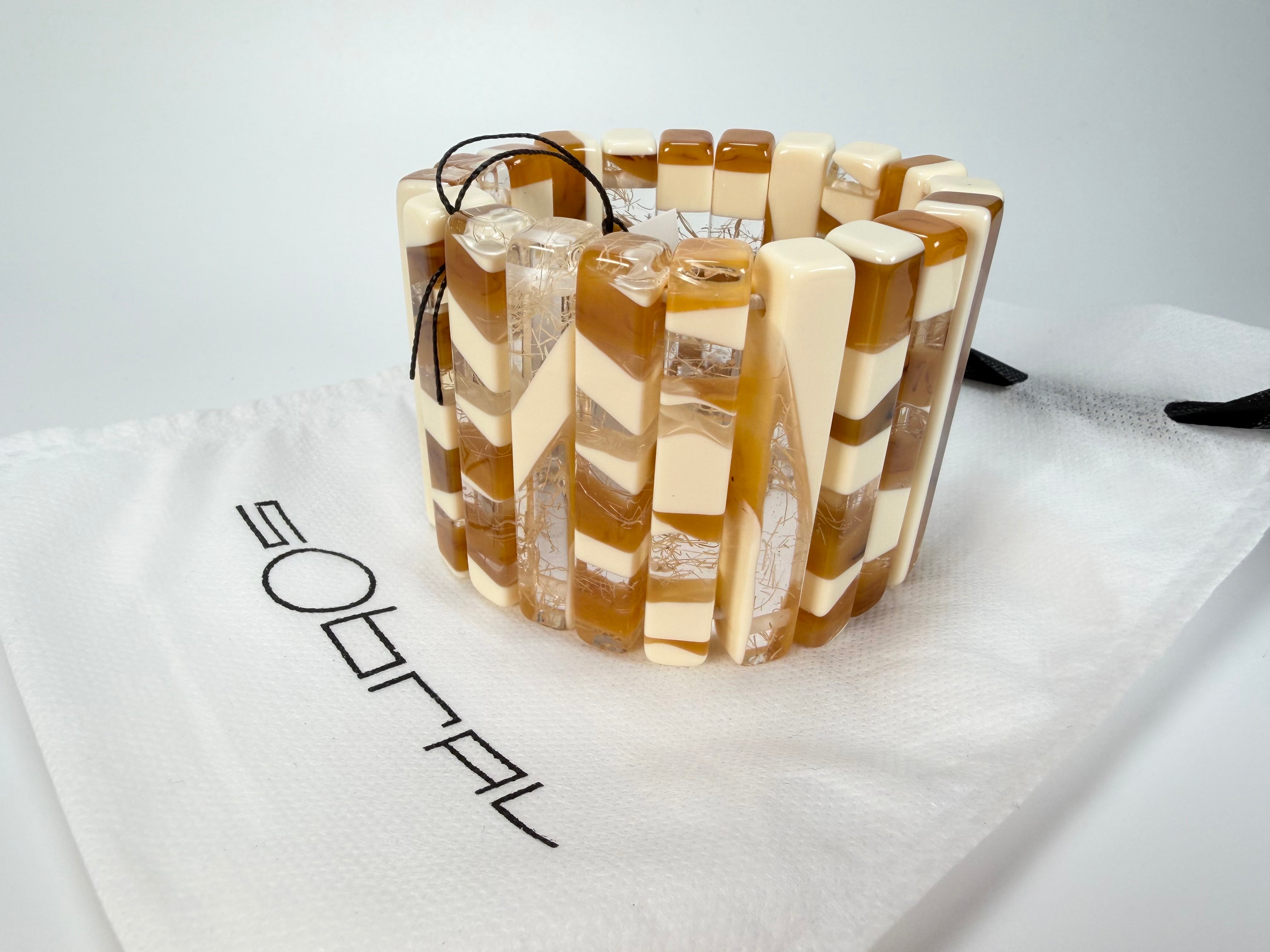 Sobral - Memphis "Yasmin" Elasticated Resin Bracelet ( 003137 )