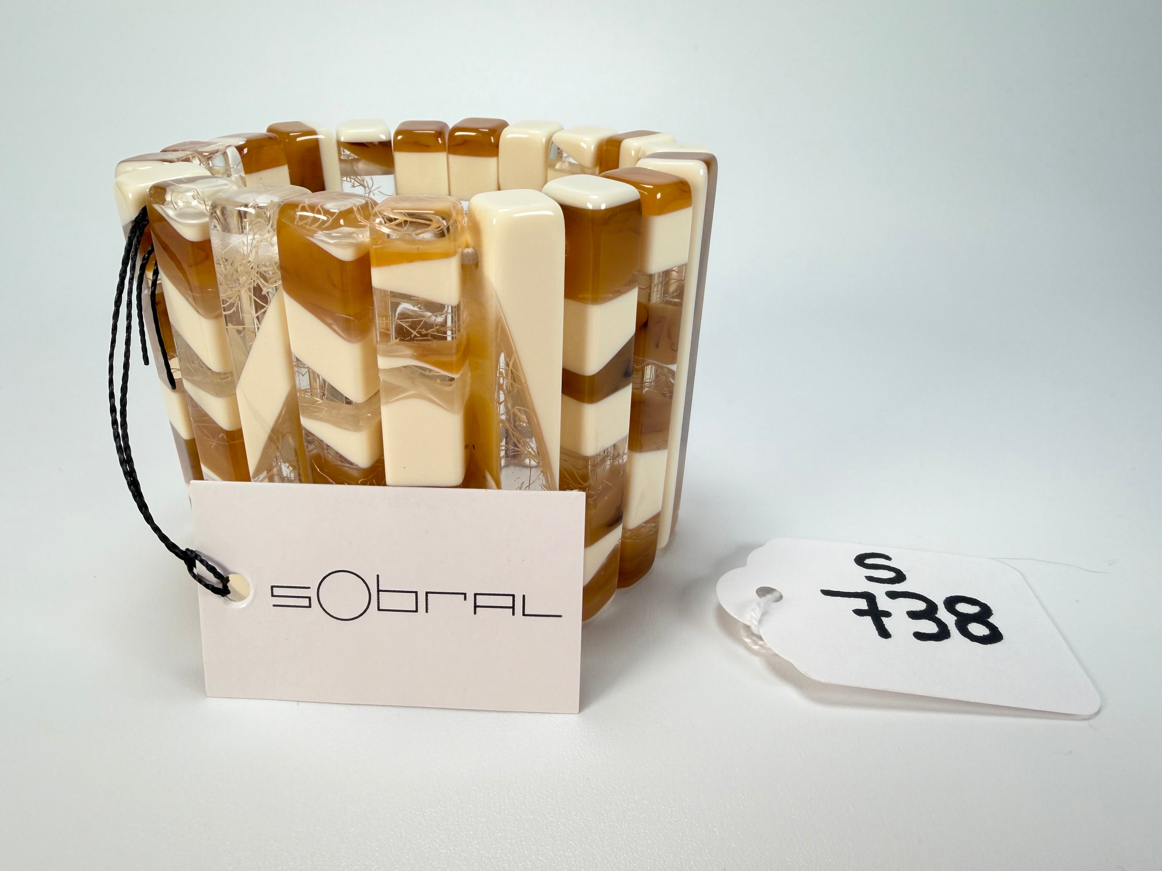 Sobral - Memphis "Yasmin" Elasticated Resin Bracelet ( 003137 )