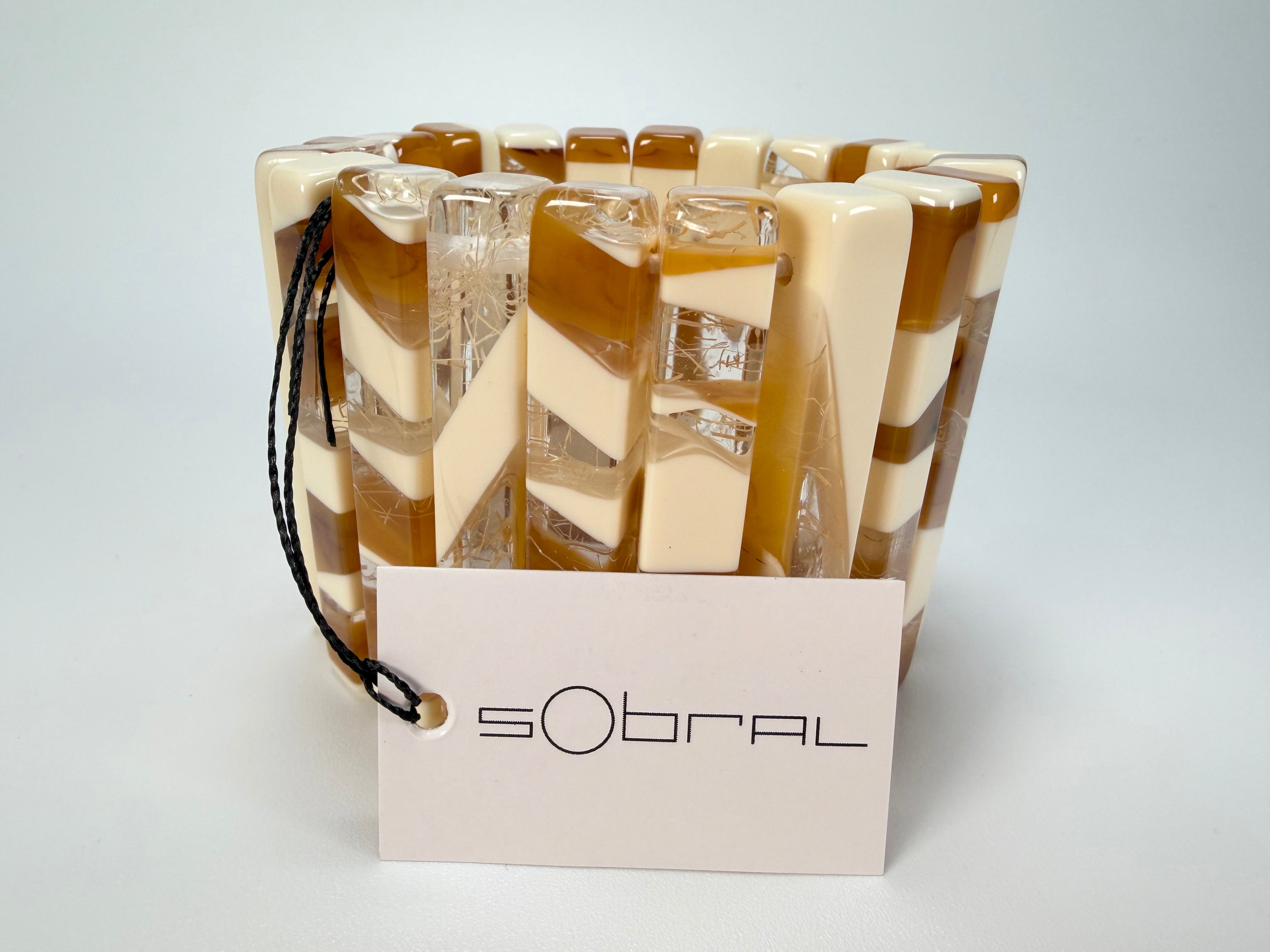 Sobral - Memphis "Yasmin" Elasticated Resin Bracelet ( 003137 )