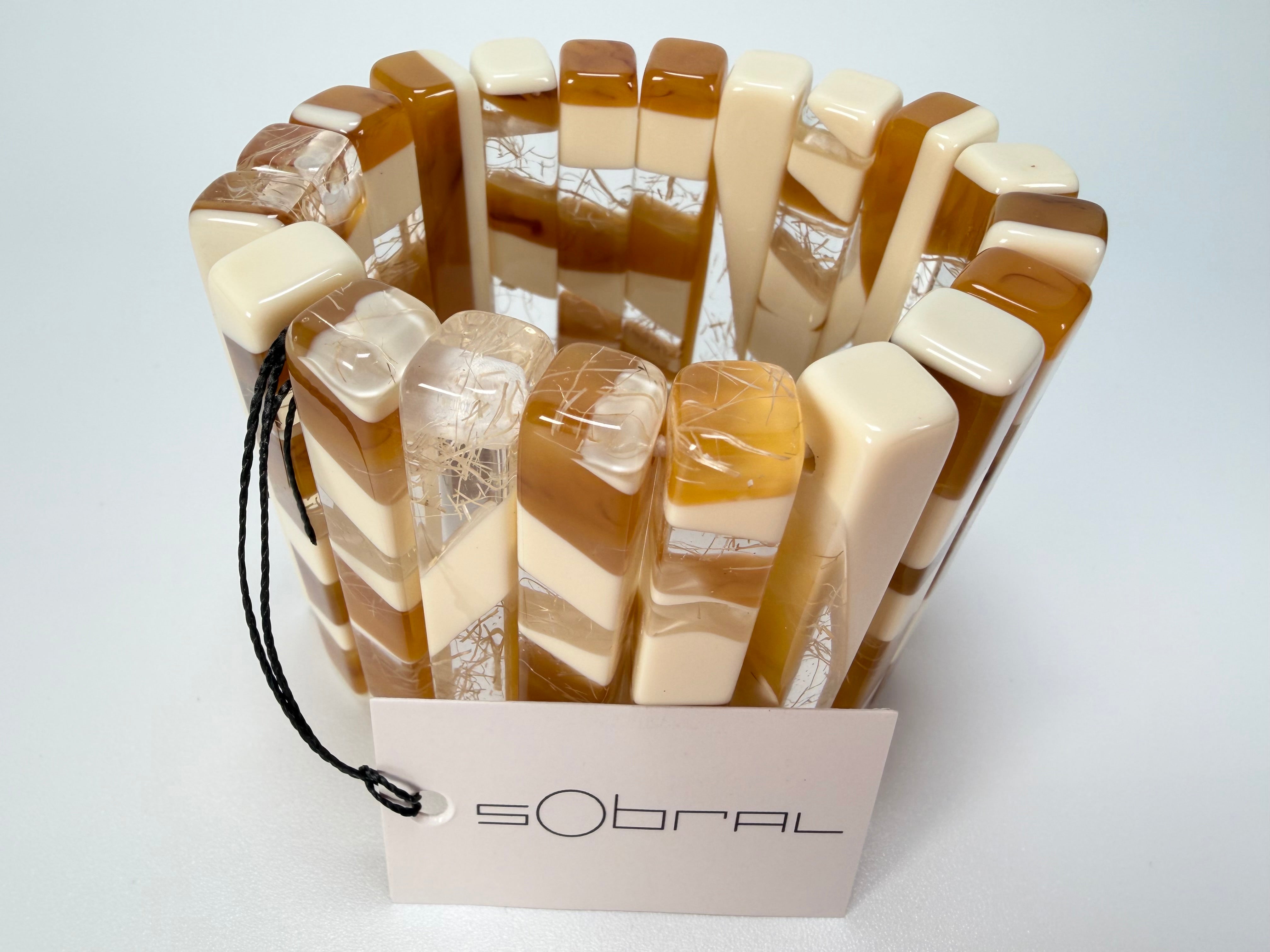 Sobral - Memphis "Yasmin" Elasticated Resin Bracelet ( 003137 )