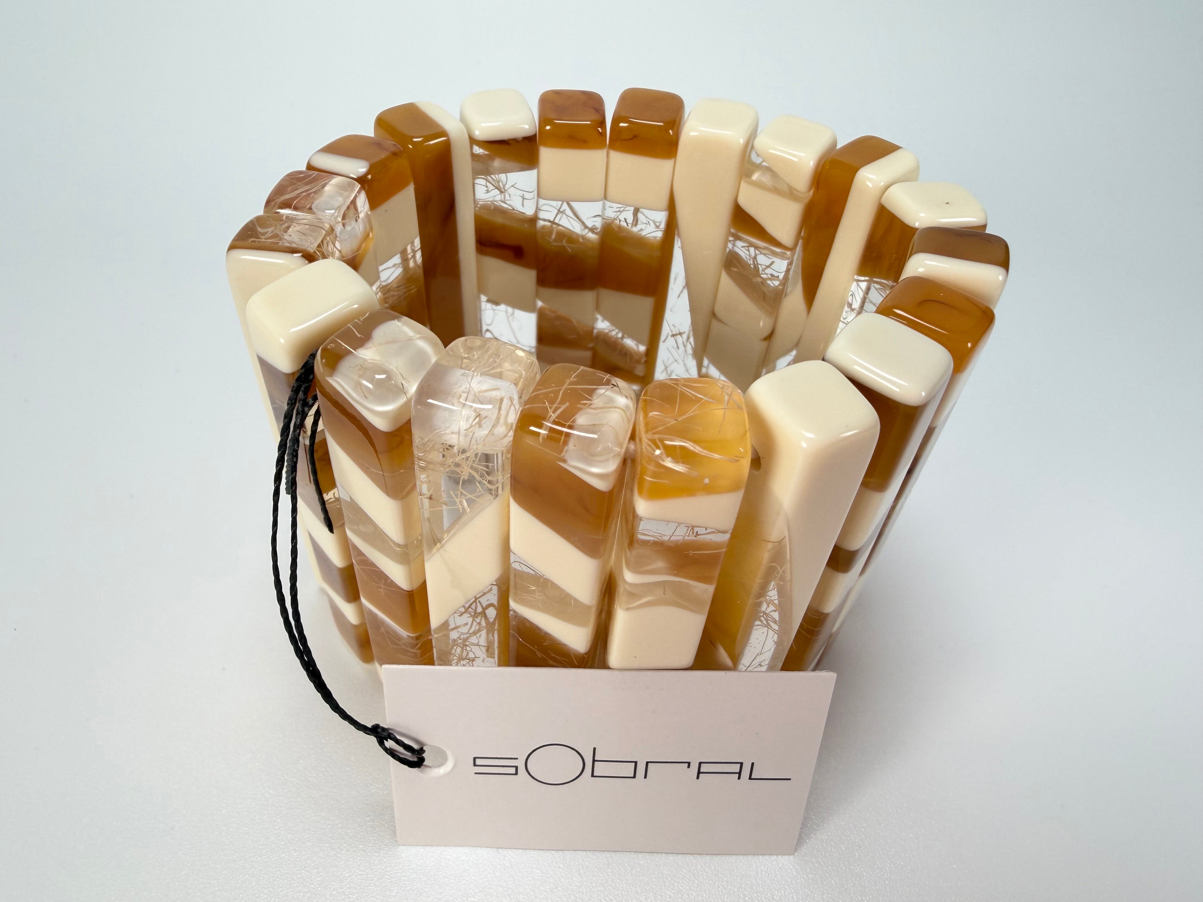 Sobral - Memphis "Yasmin" Elasticated Resin Bracelet ( 003137 )