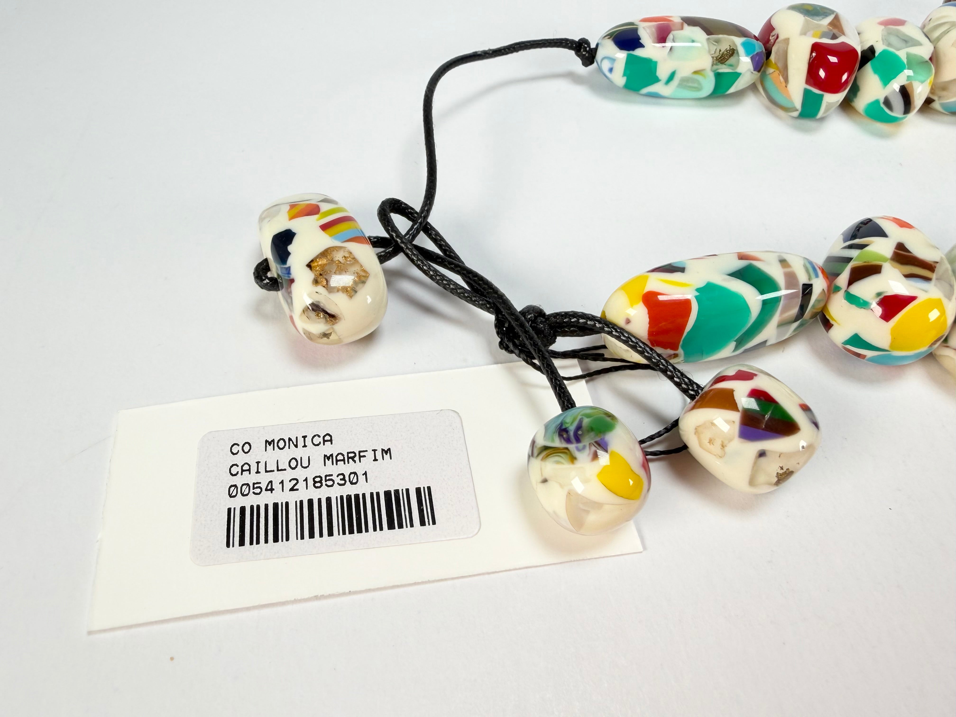 Sobral - Caillou Marfim "Monica" Resin Necklace ( 005412 )