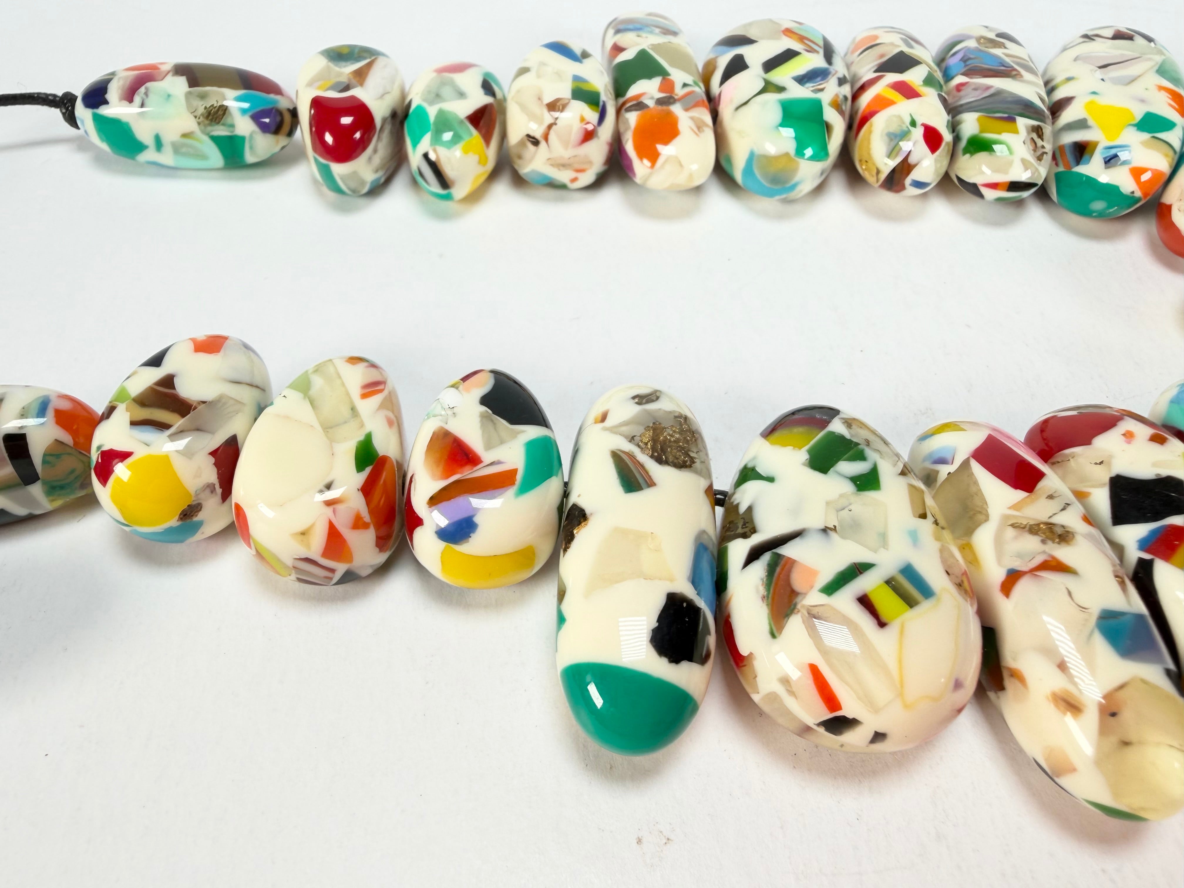 Sobral - Caillou Marfim "Monica" Resin Necklace ( 005412 )