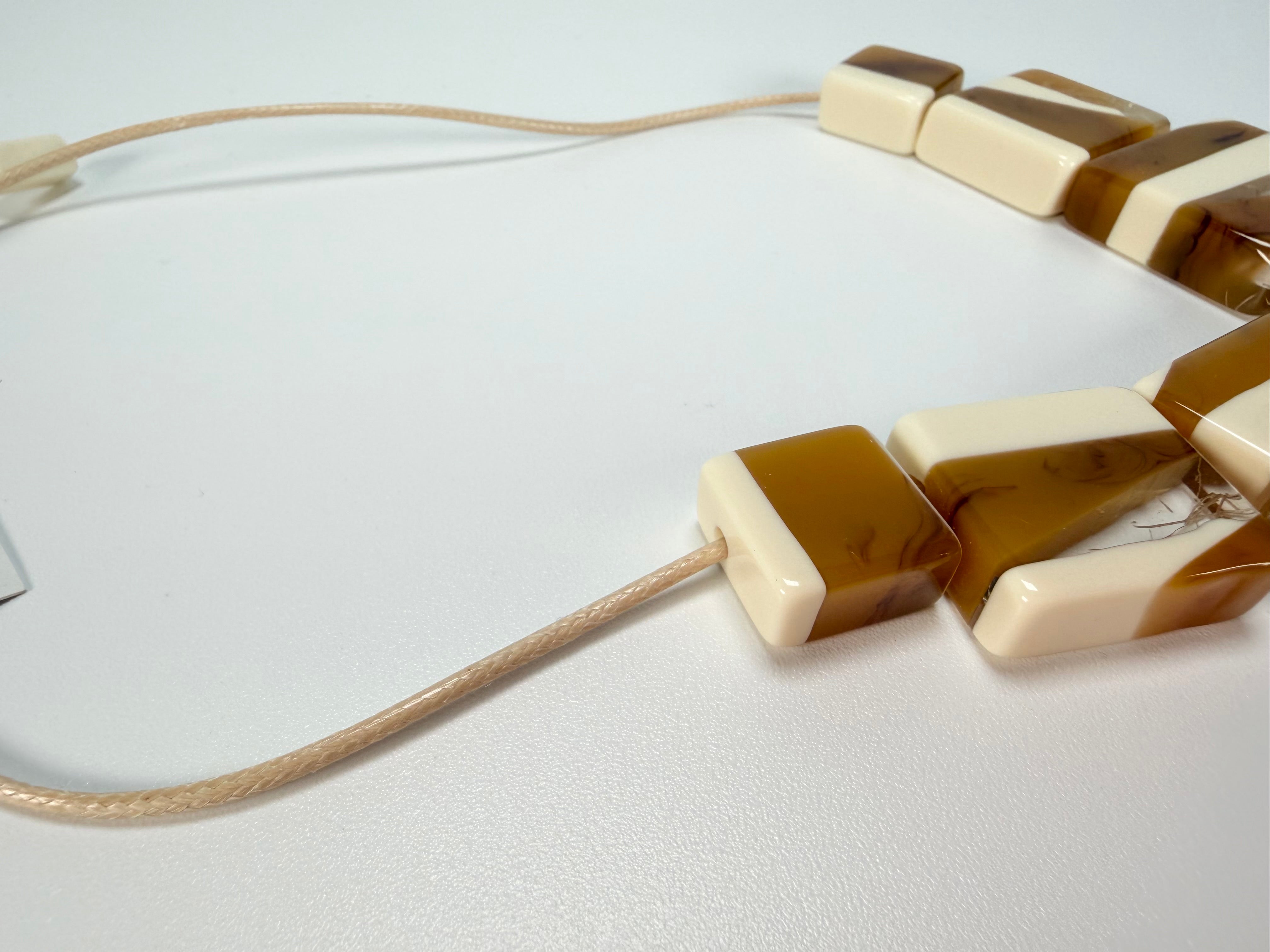 Sobral - Memphis "Jackson" Pollock Resin Necklace ( 004295 )