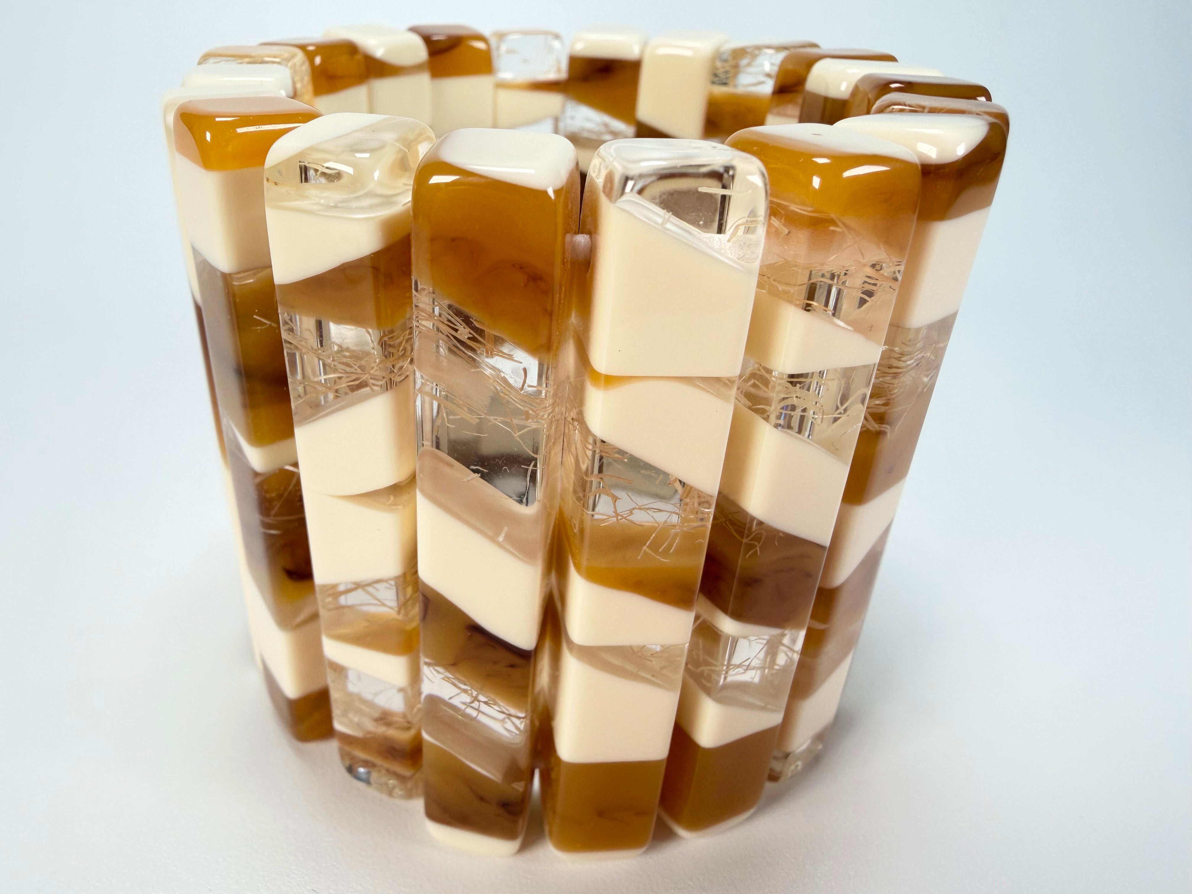 Sobral - Memphis "Yasmin" Elasticated Resin Bracelet ( 003137 )