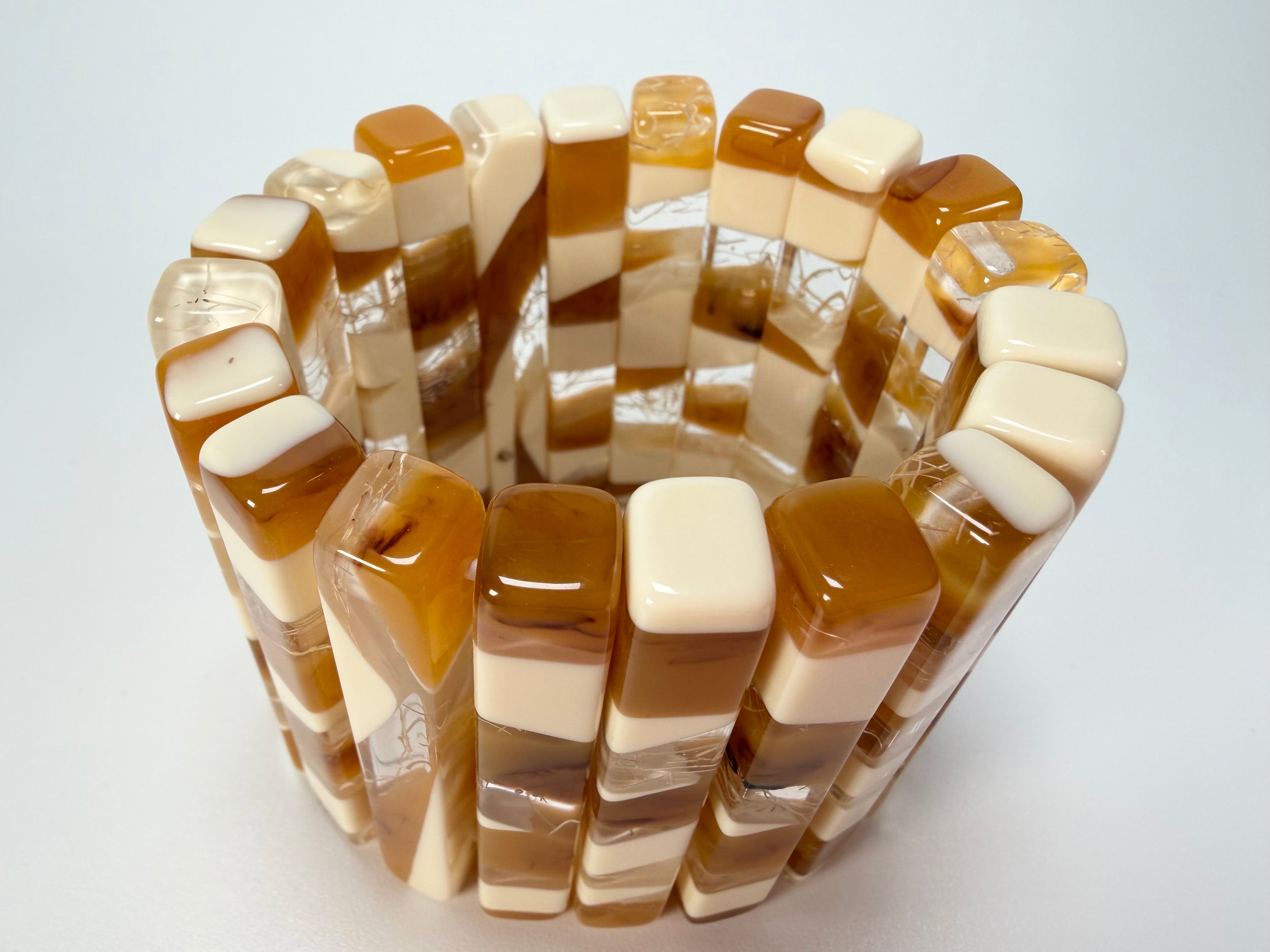 Sobral - Memphis "Yasmin" Elasticated Resin Bracelet ( 003137 )