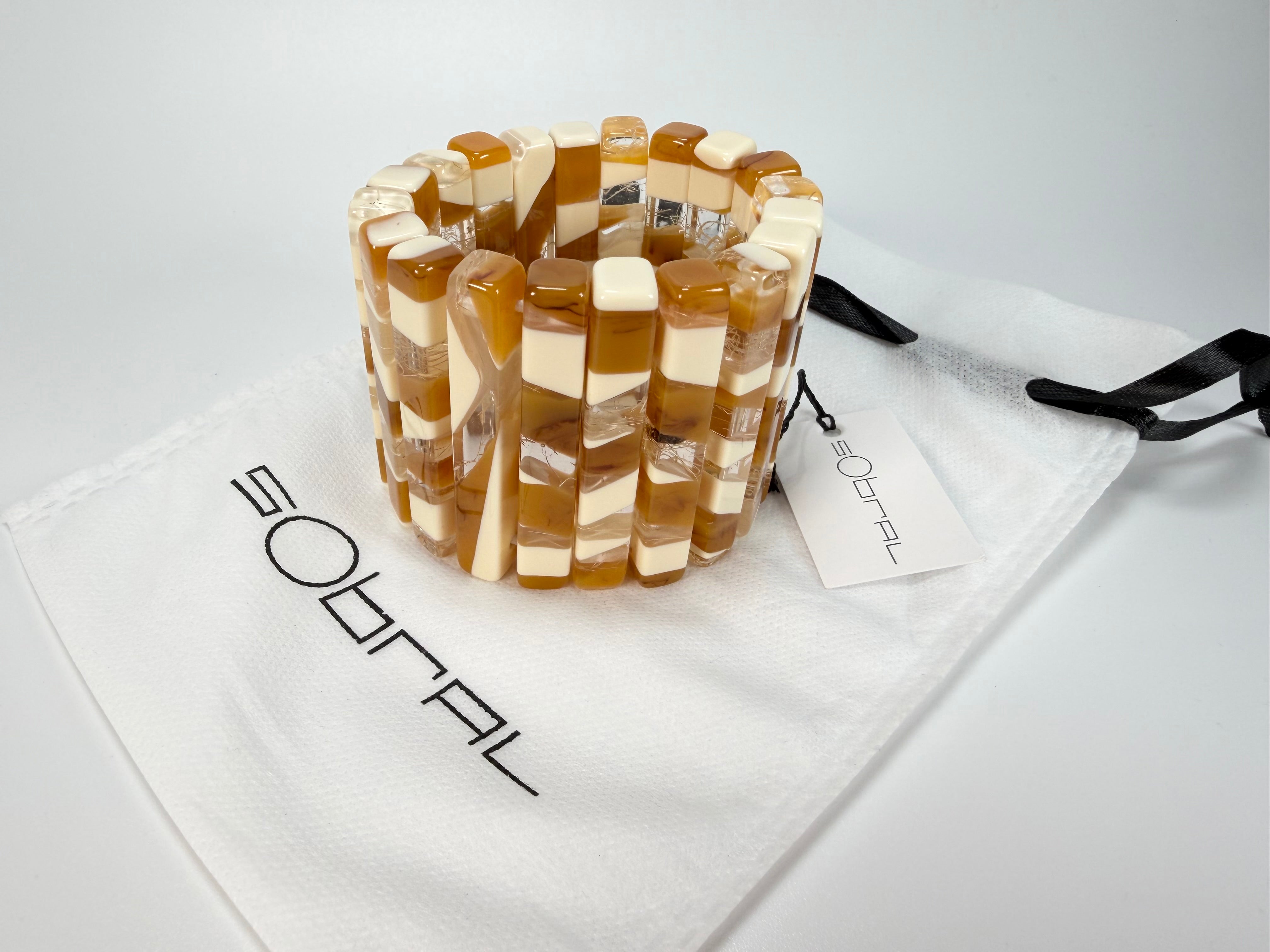 Sobral - Memphis "Yasmin" Elasticated Resin Bracelet ( 003137 )
