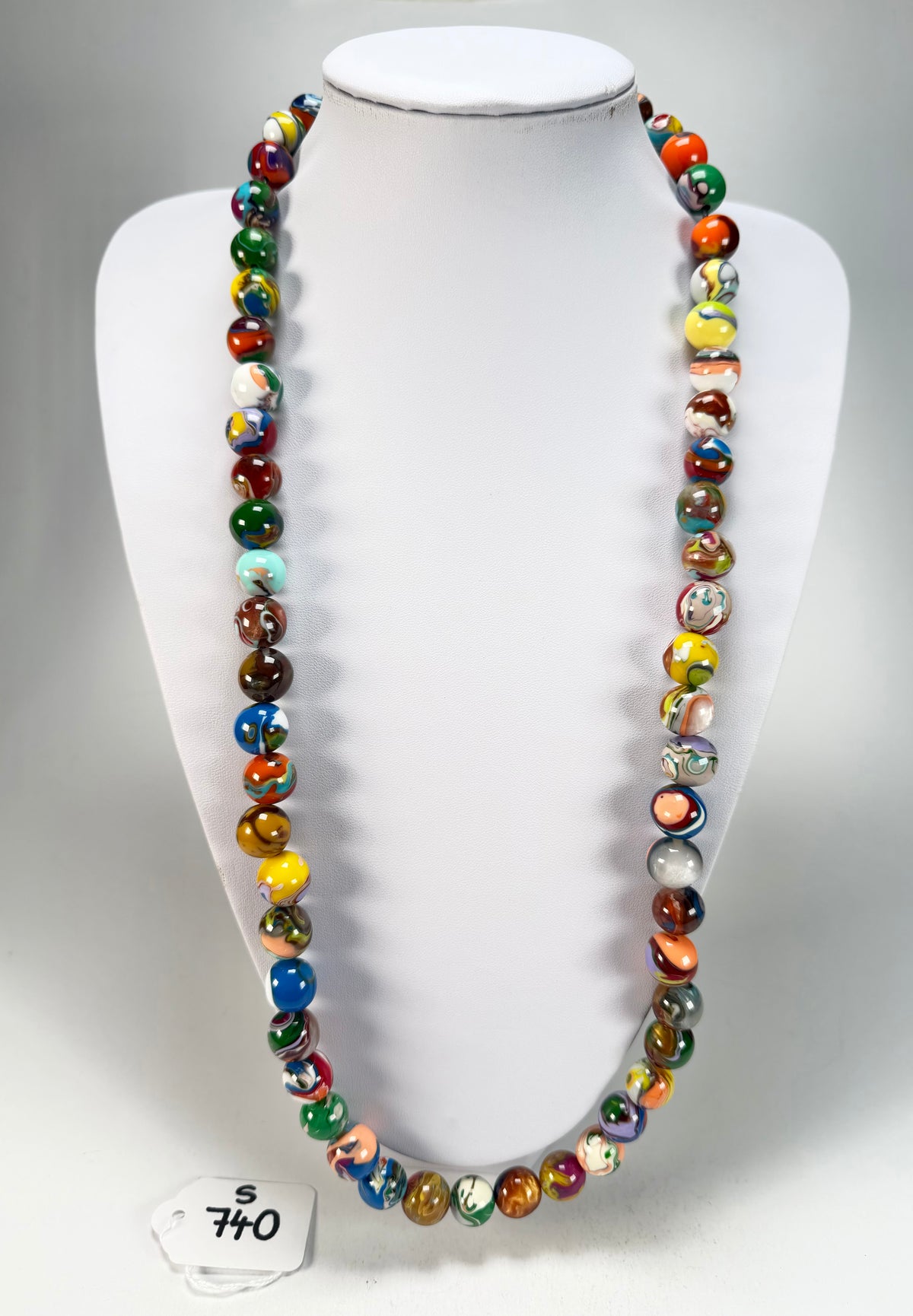Sobral - Planets "Saturno" Pollock Resin Necklace ( 005451 )