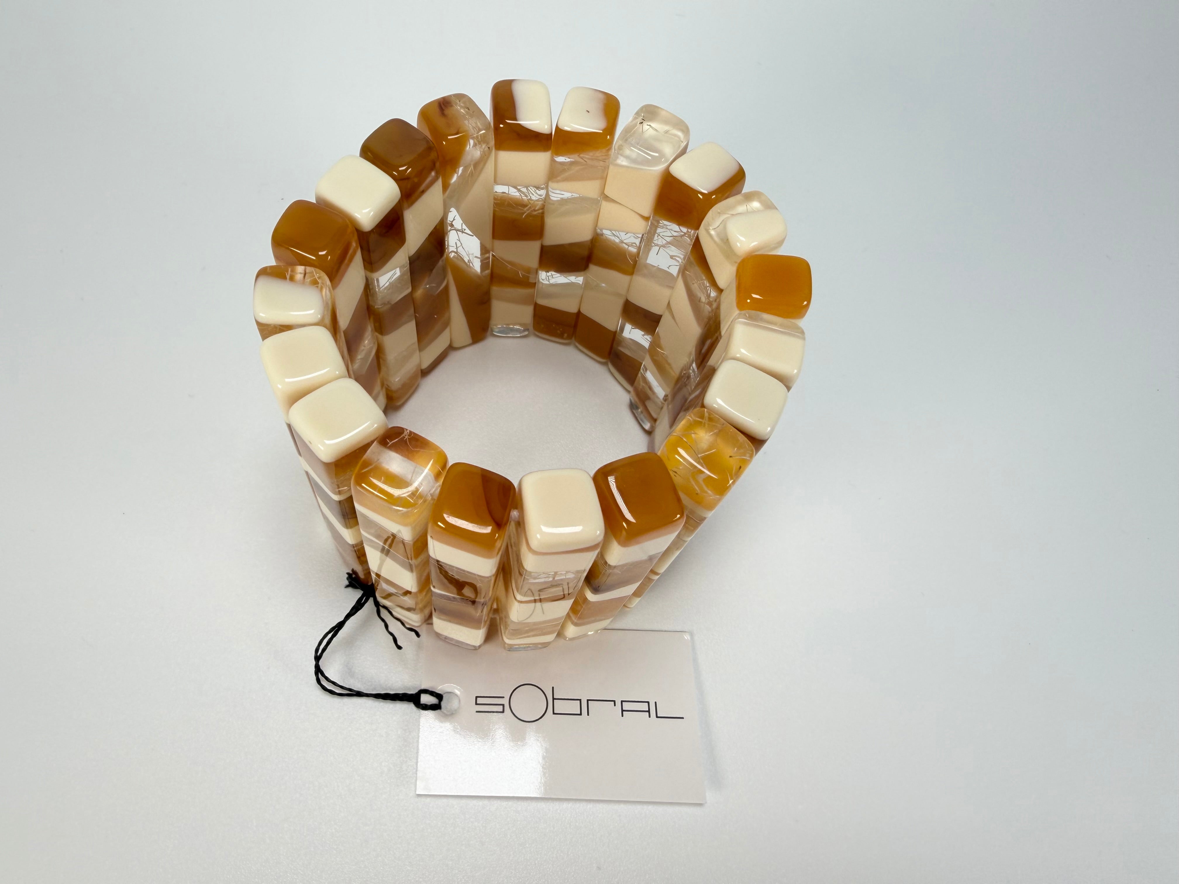 Sobral - Memphis "Yasmin" Elasticated Resin Bracelet ( 003137 )