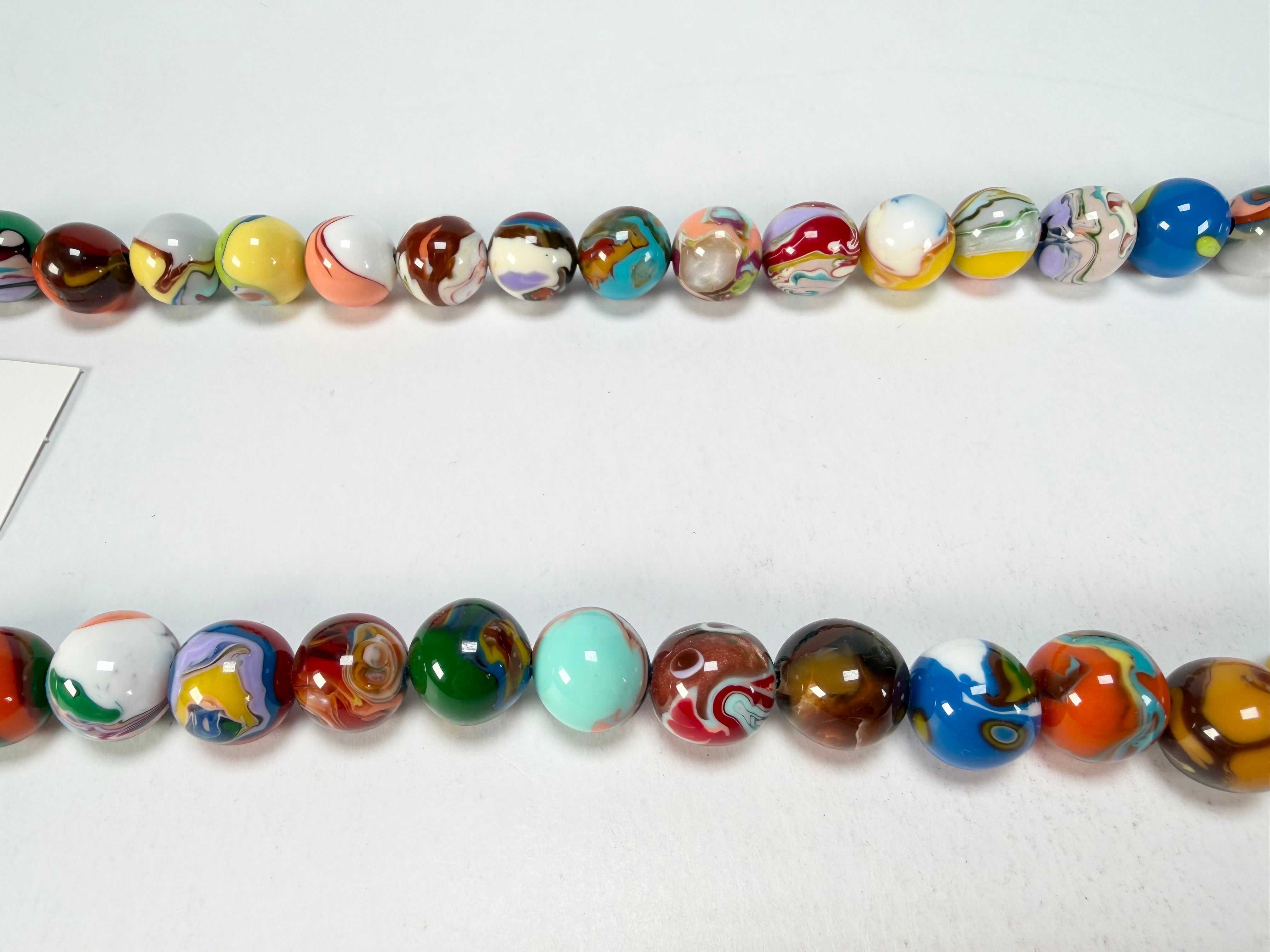 Sobral - Planets "Saturno" Pollock Resin Necklace ( 005451 )
