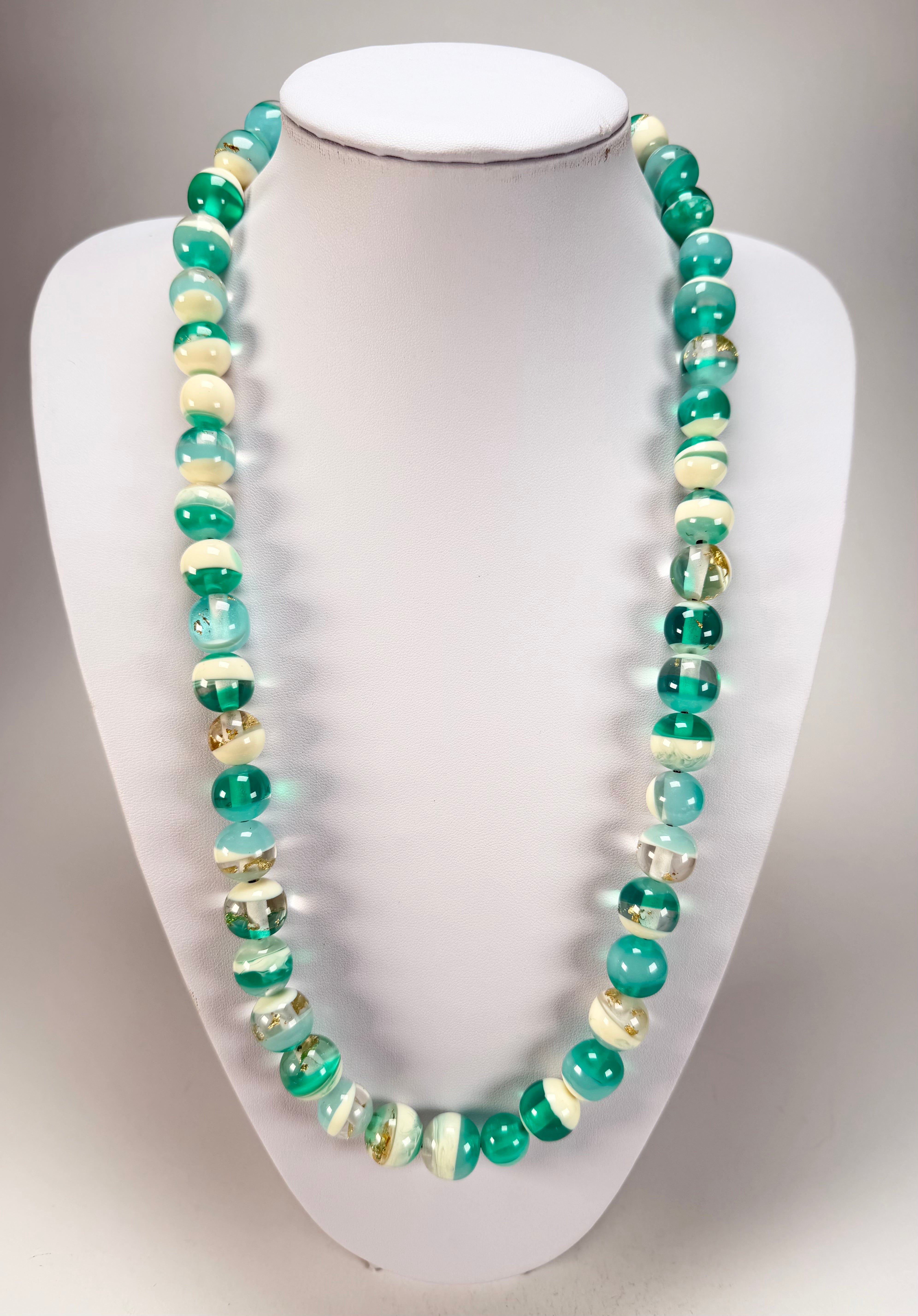 Sobral - Planets "Urano" Neptune Resin Necklace ( 005452 )