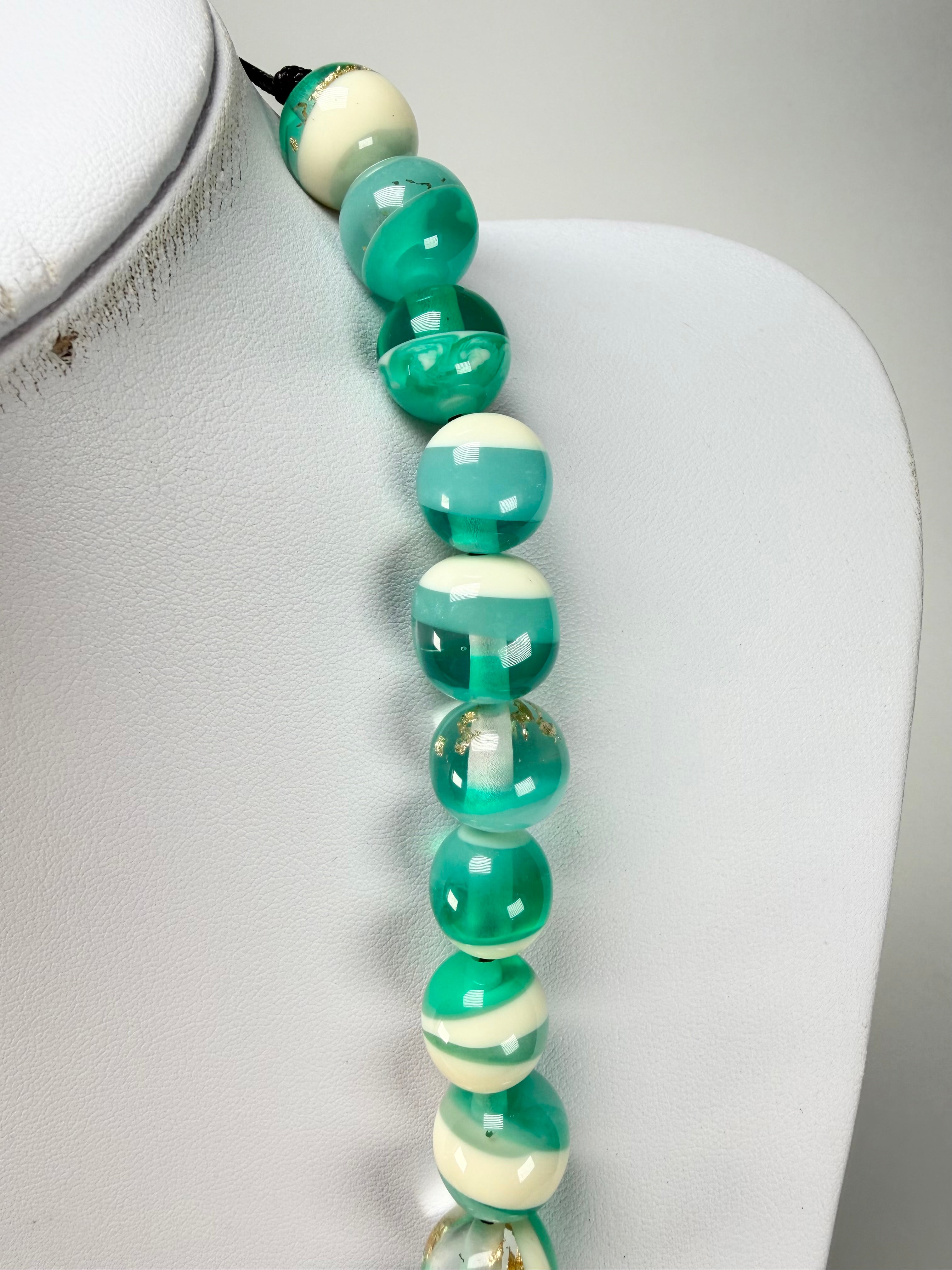 Sobral - Planets "Urano" Neptune Resin Necklace ( 005452 )