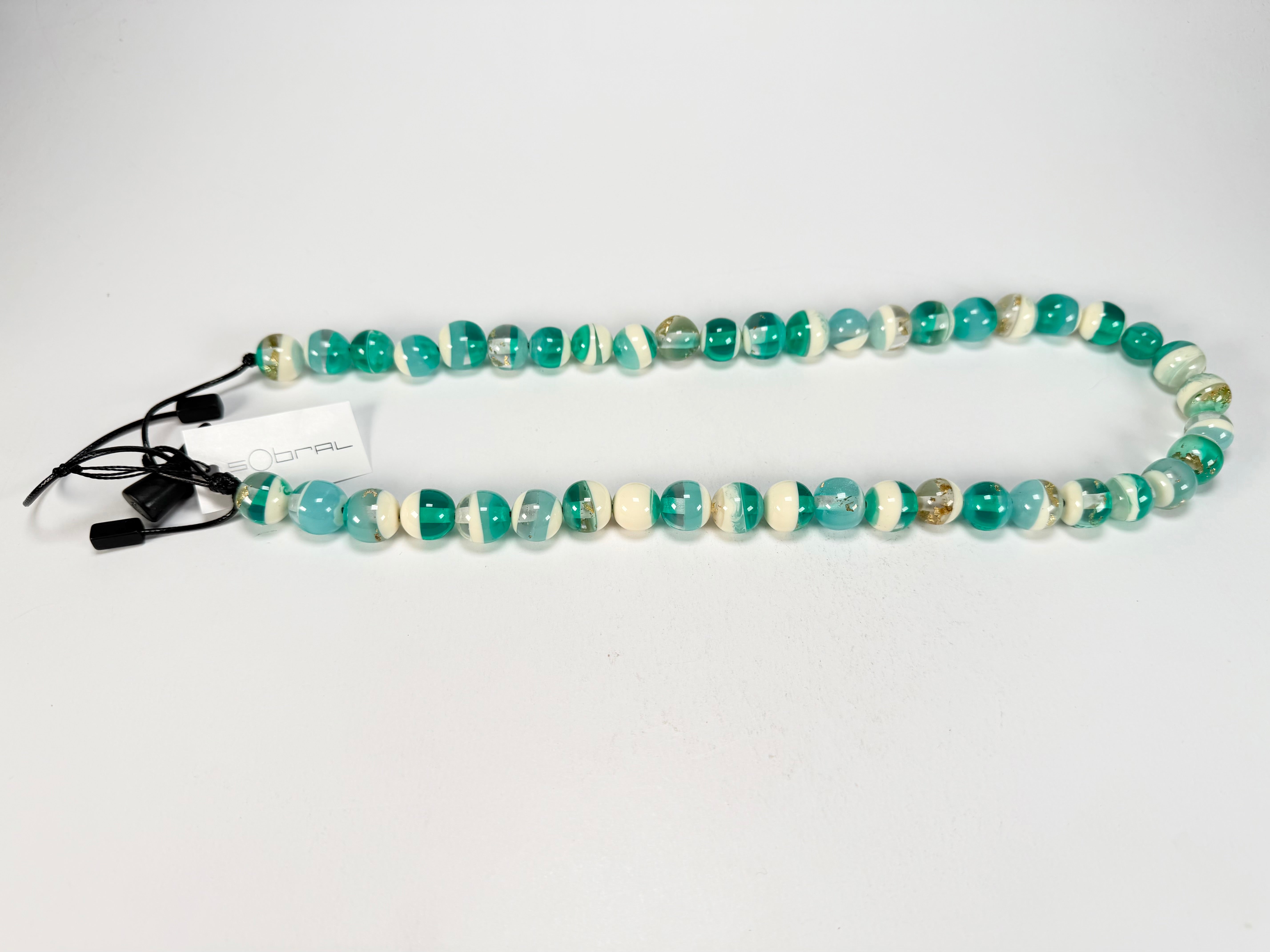 Sobral - Planets "Urano" Neptune Resin Necklace ( 005452 )