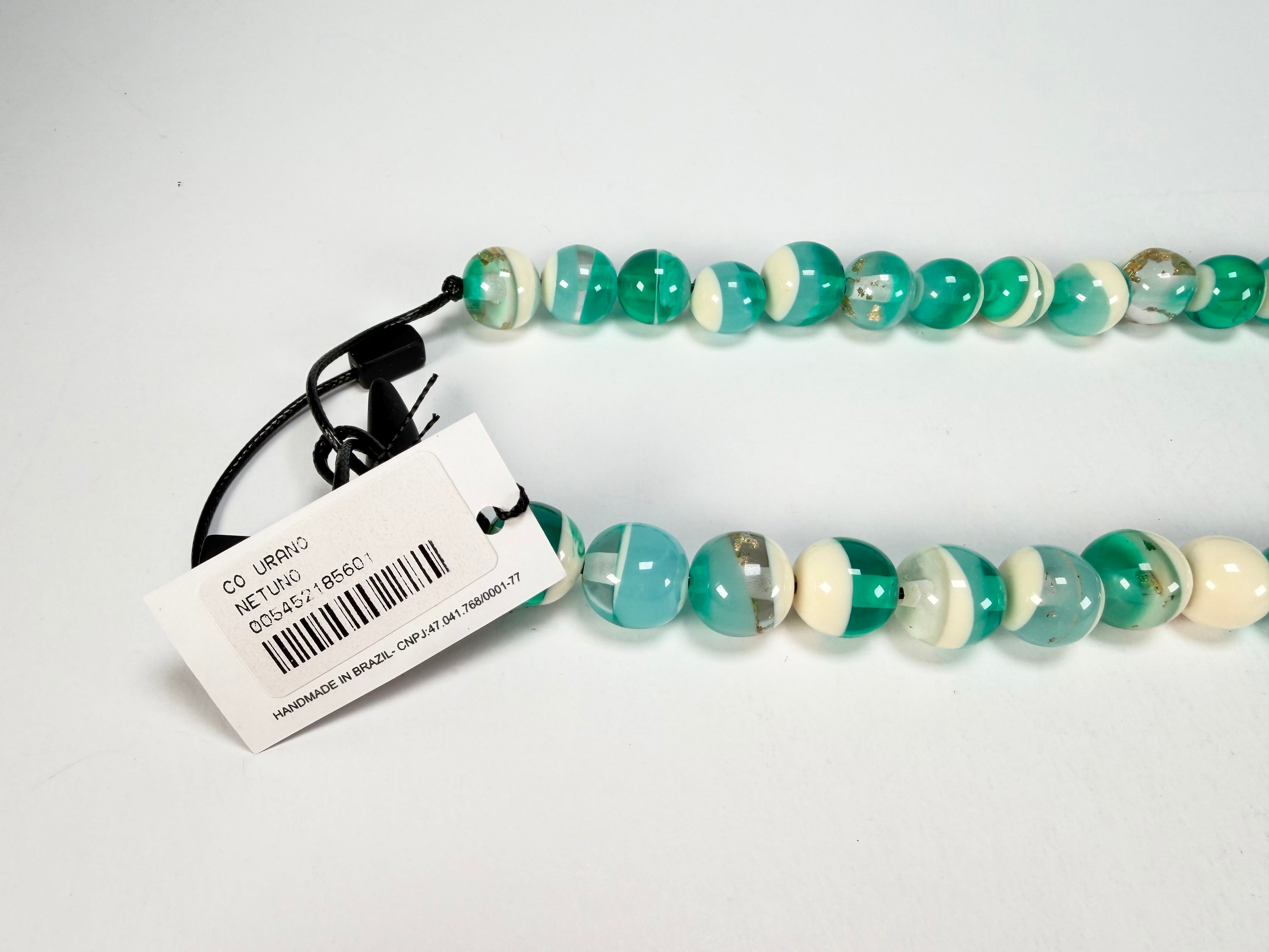 Sobral - Planets "Urano" Neptune Resin Necklace ( 005452 )