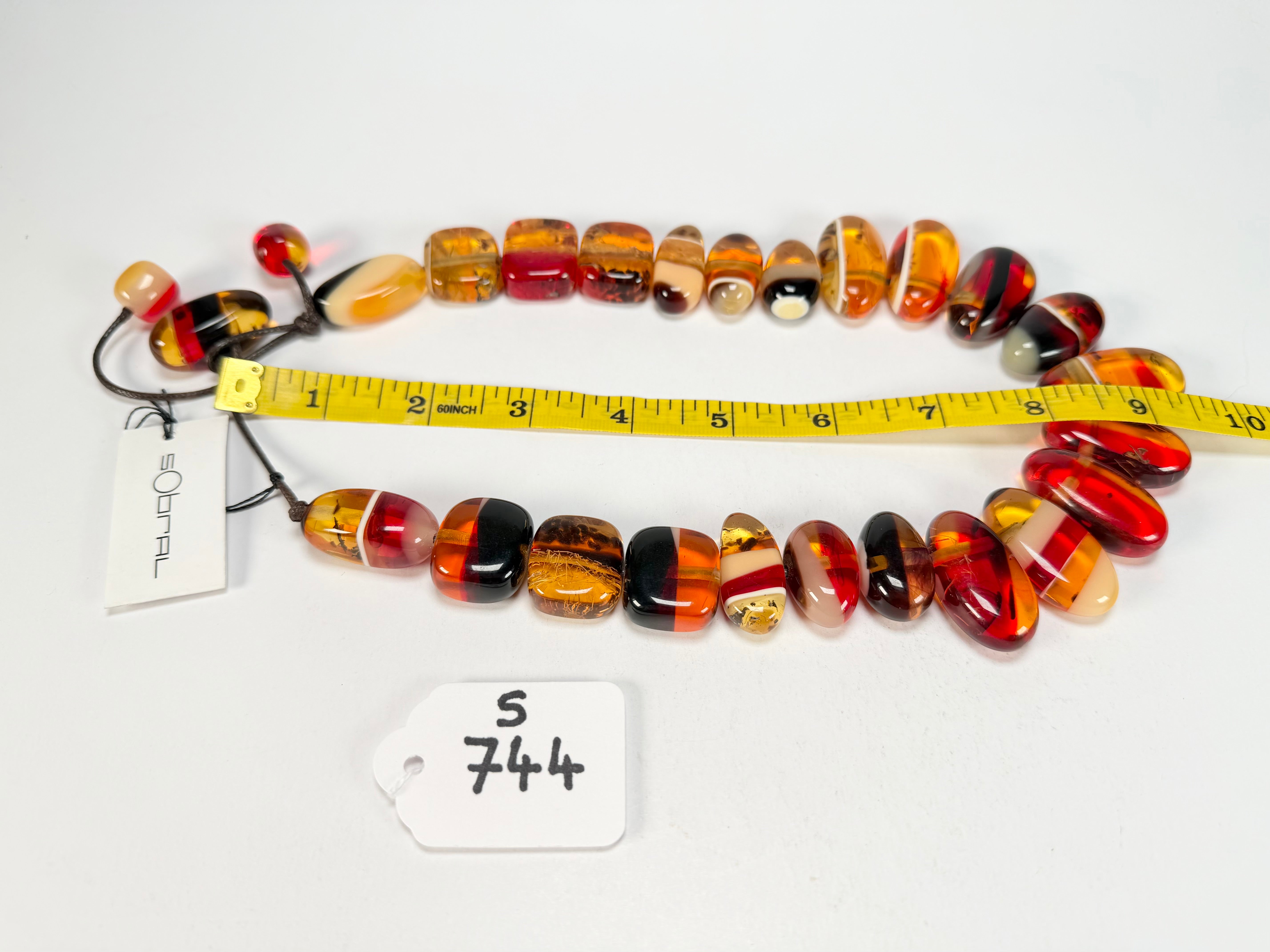 Sobral - Eco Amber "Studio Pebbles" Studio Creation Resin Necklace ( 000000 )