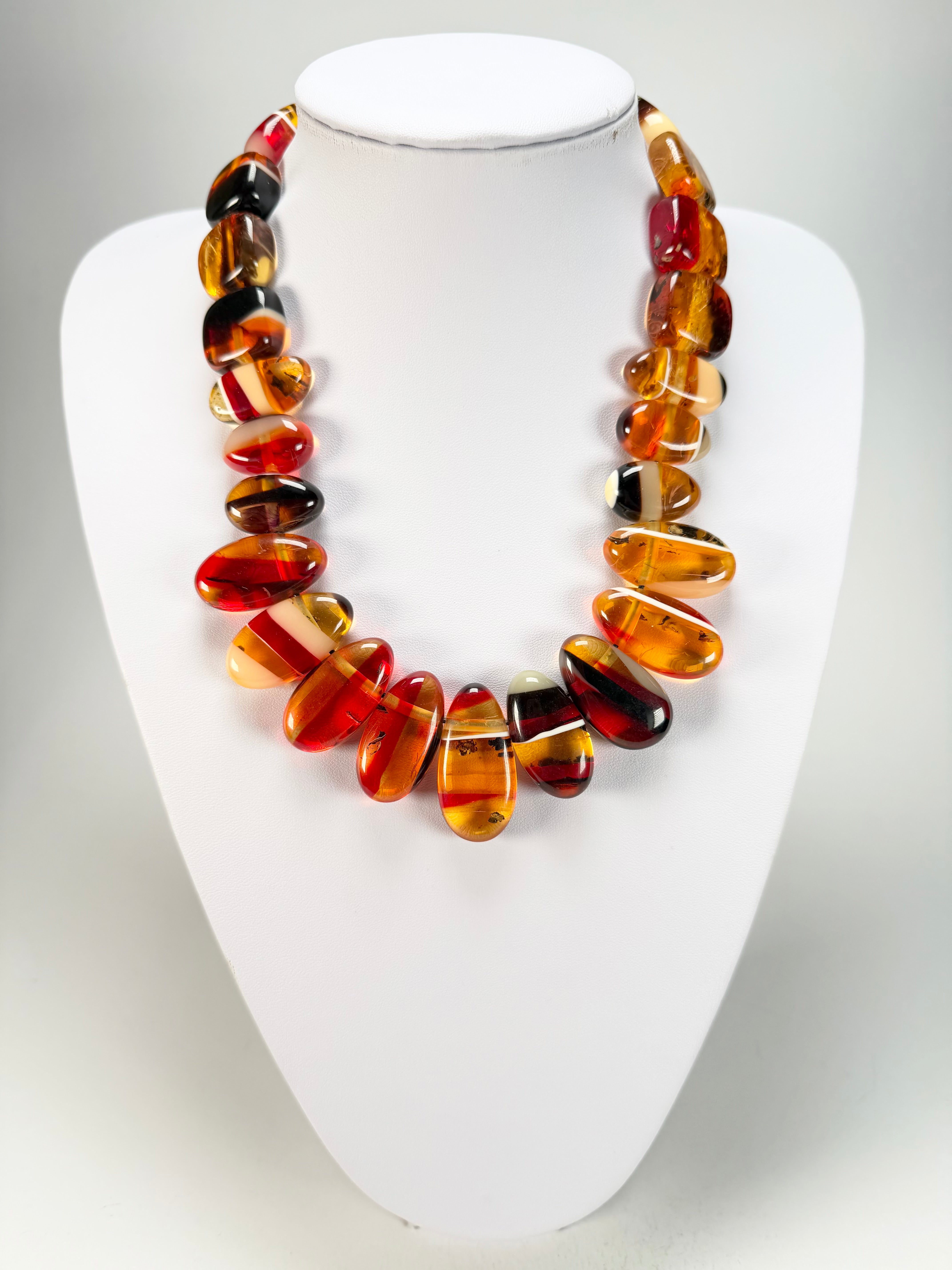 Sobral - Eco Amber "Studio Pebbles" Studio Creation Resin Necklace ( 000000 )