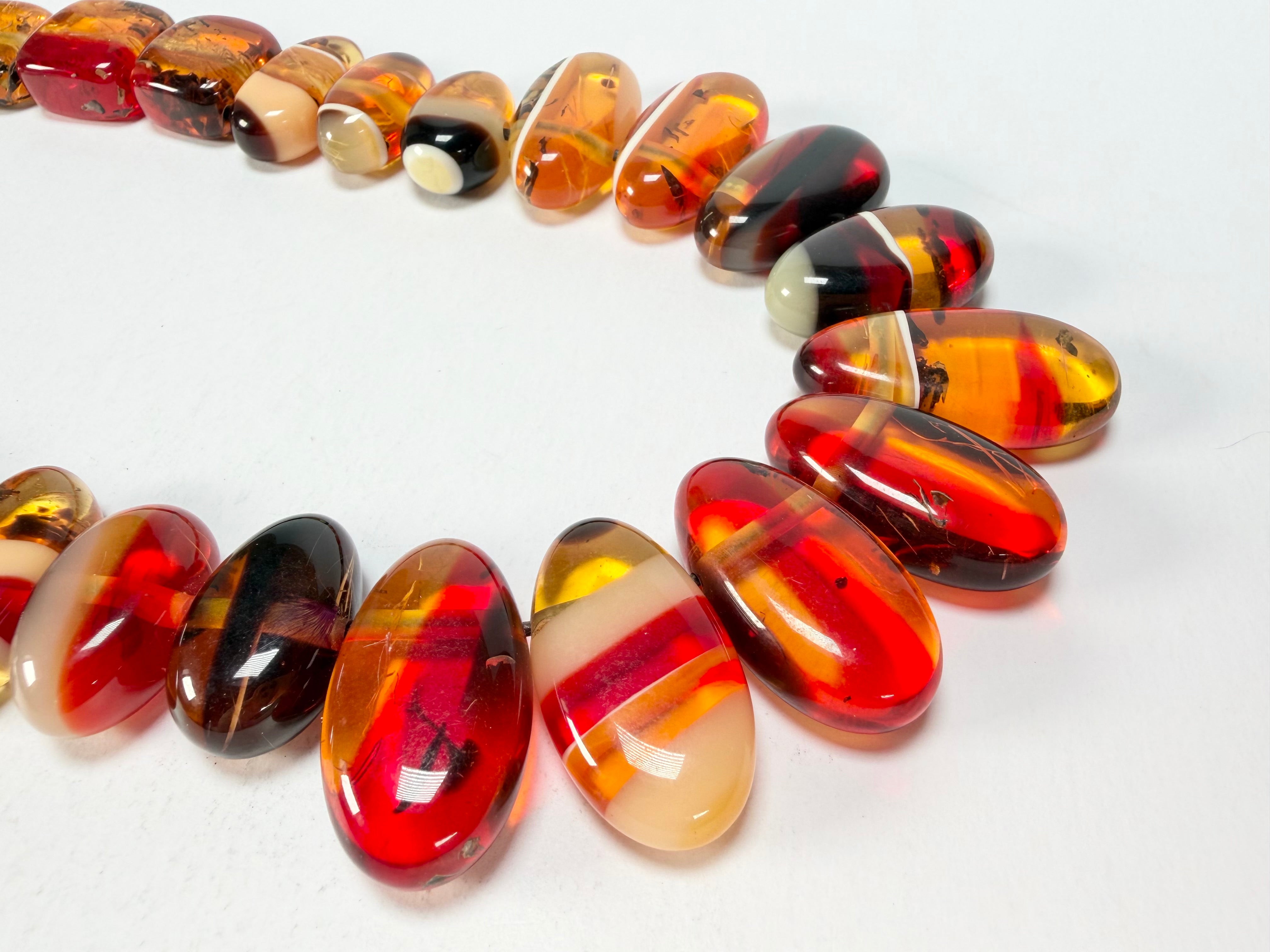 Sobral - Eco Amber "Studio Pebbles" Studio Creation Resin Necklace ( 000000 )
