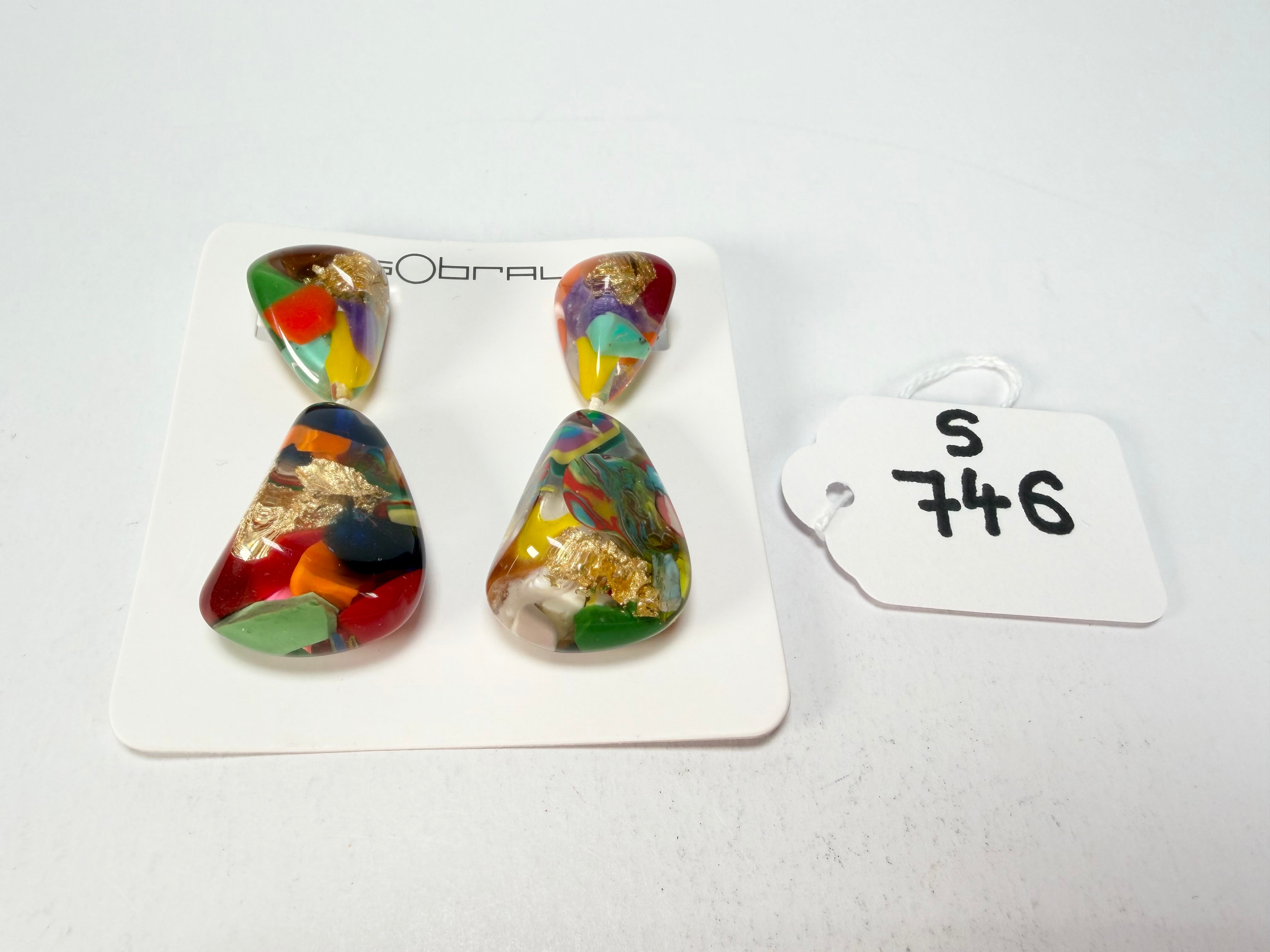 Sobral - Past Present "Duplo Sentido" Resin Earrings ( 003601 )