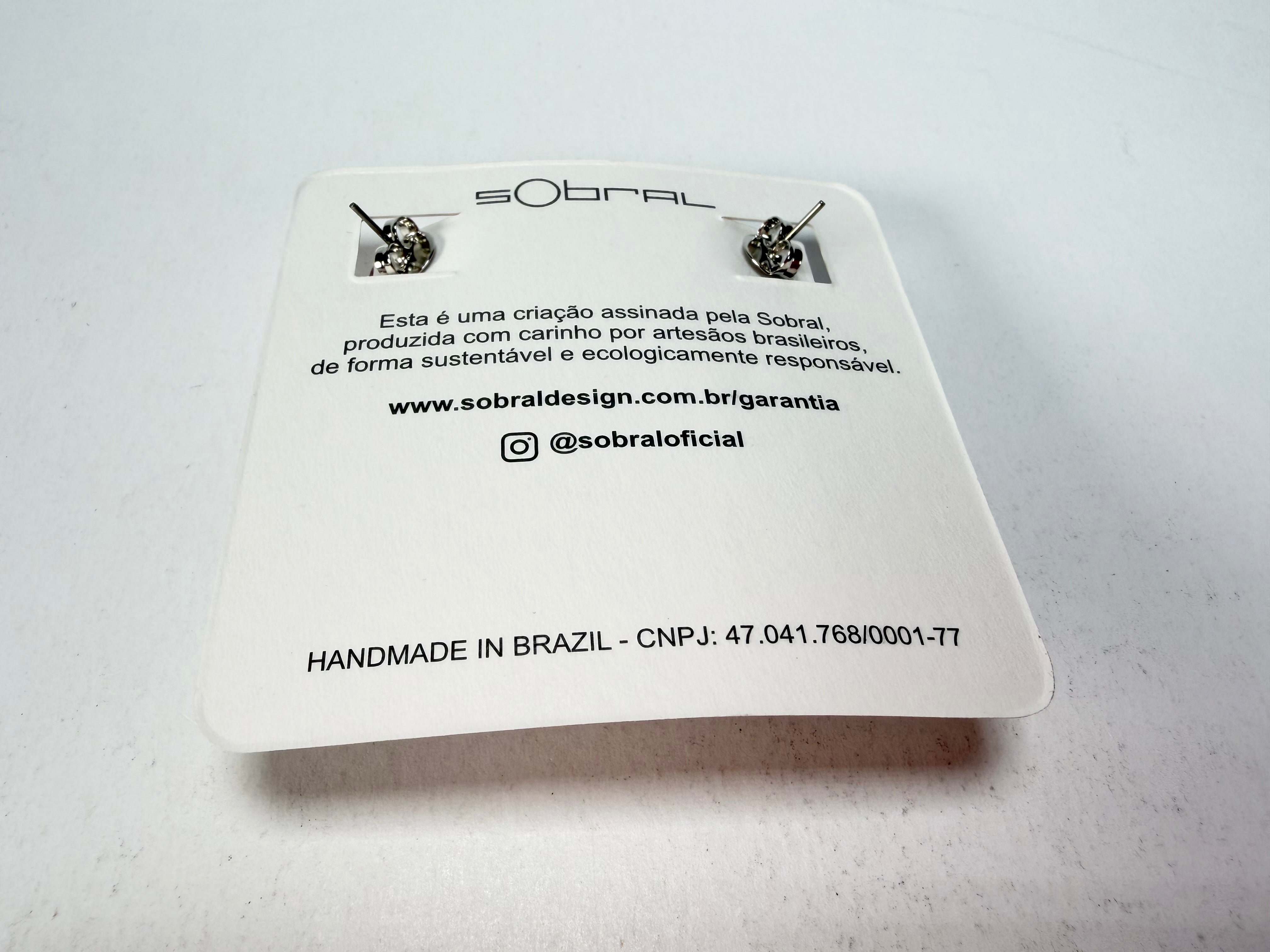 Sobral - Past Present "Duplo Sentido" Resin Earrings ( 003601 )