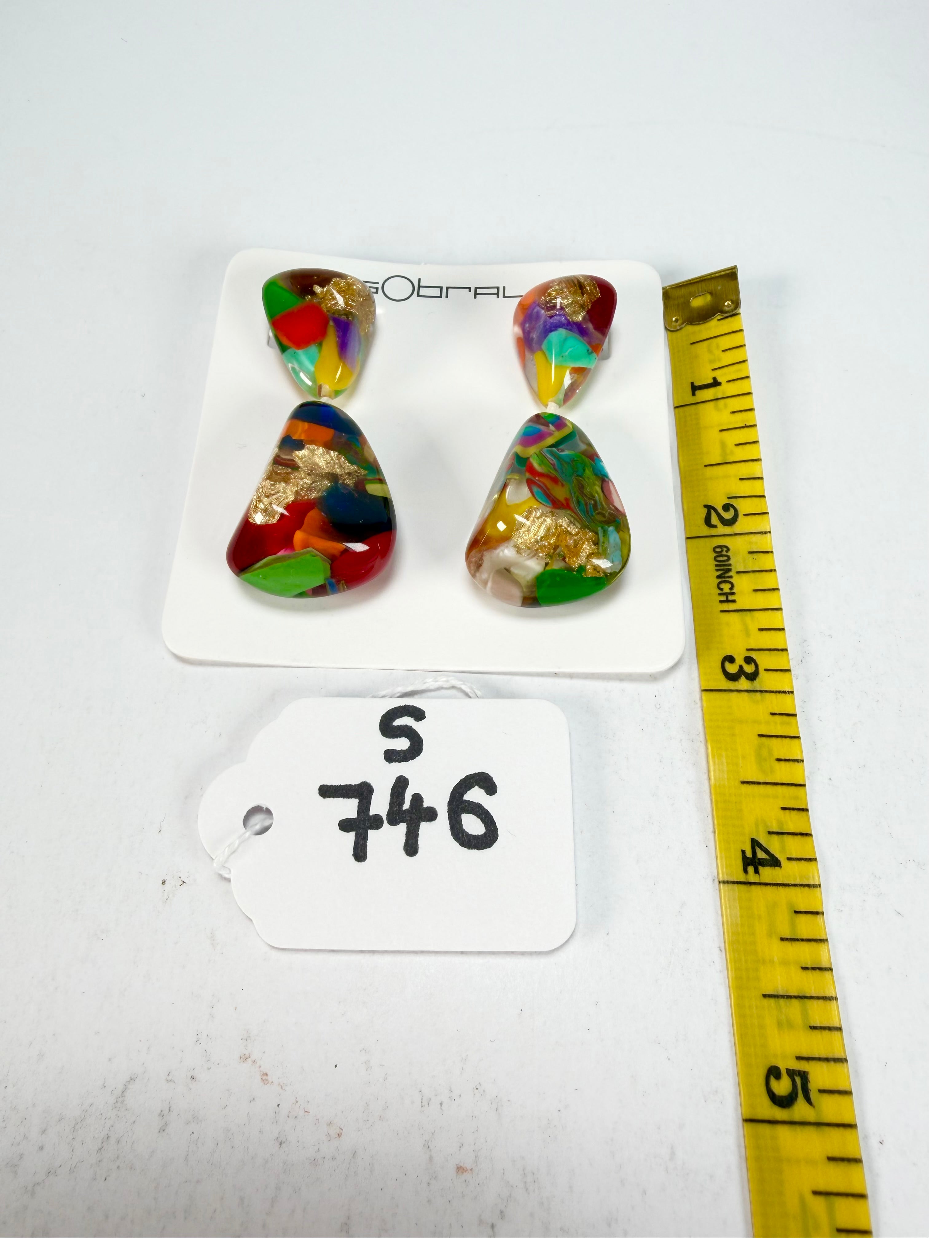 Sobral - Past Present "Duplo Sentido" Resin Earrings ( 003601 )